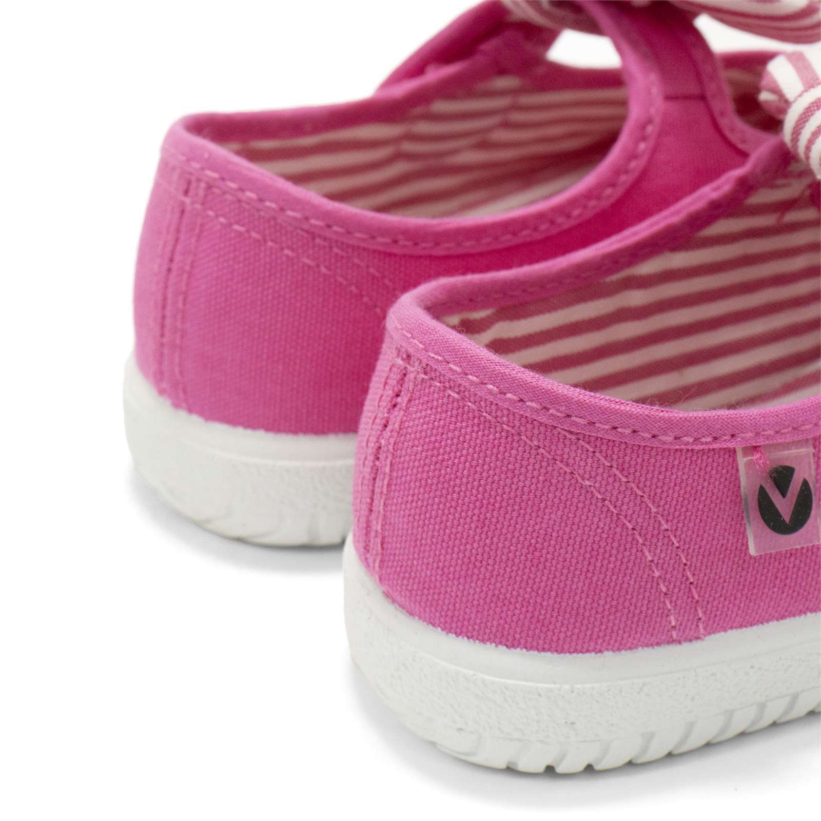 Victoria Toddler Slip On Canvas Bow Shoes