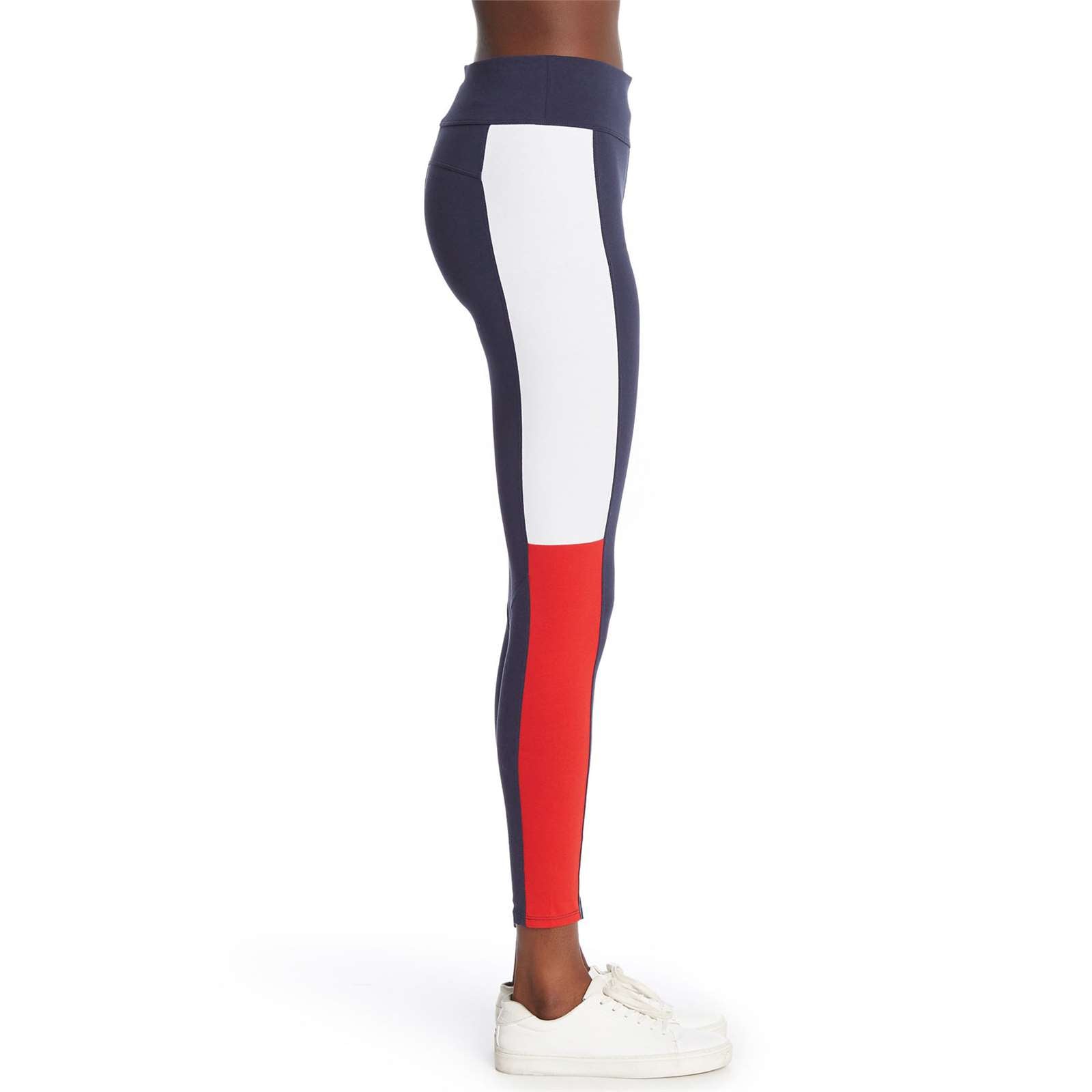 Tommy Hilfiger Women Mid Rise Flag Blocked Leggings