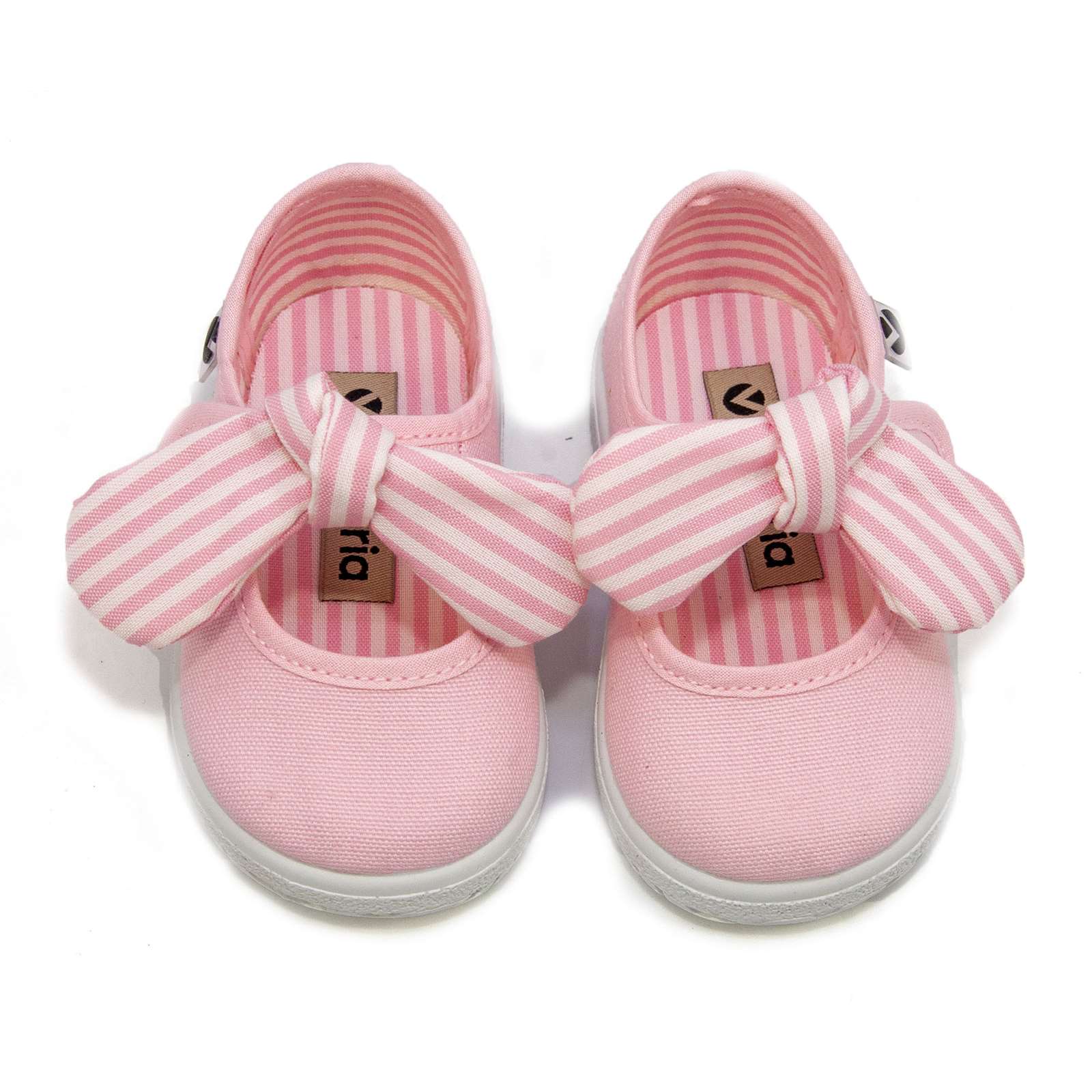 Victoria Toddler Slip On Canvas Bow Shoes