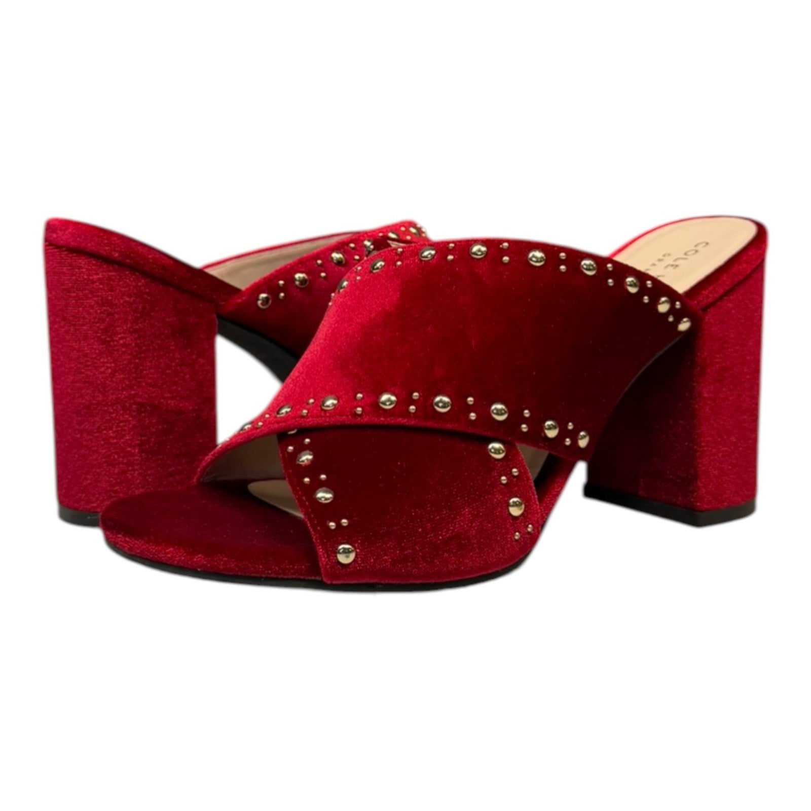 Cole Haan Women Gabby Studded Slip-On Sandals