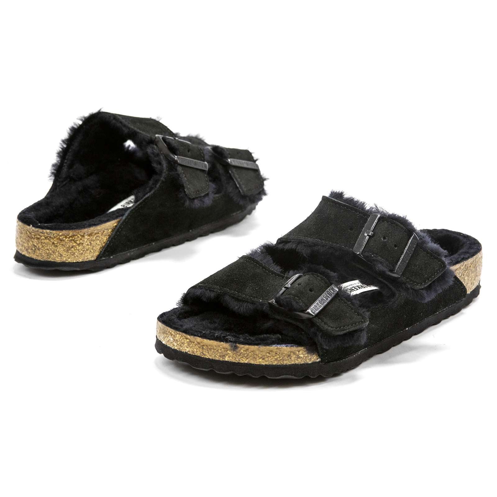 Birkenstock Men Arizona Shearling Sandals