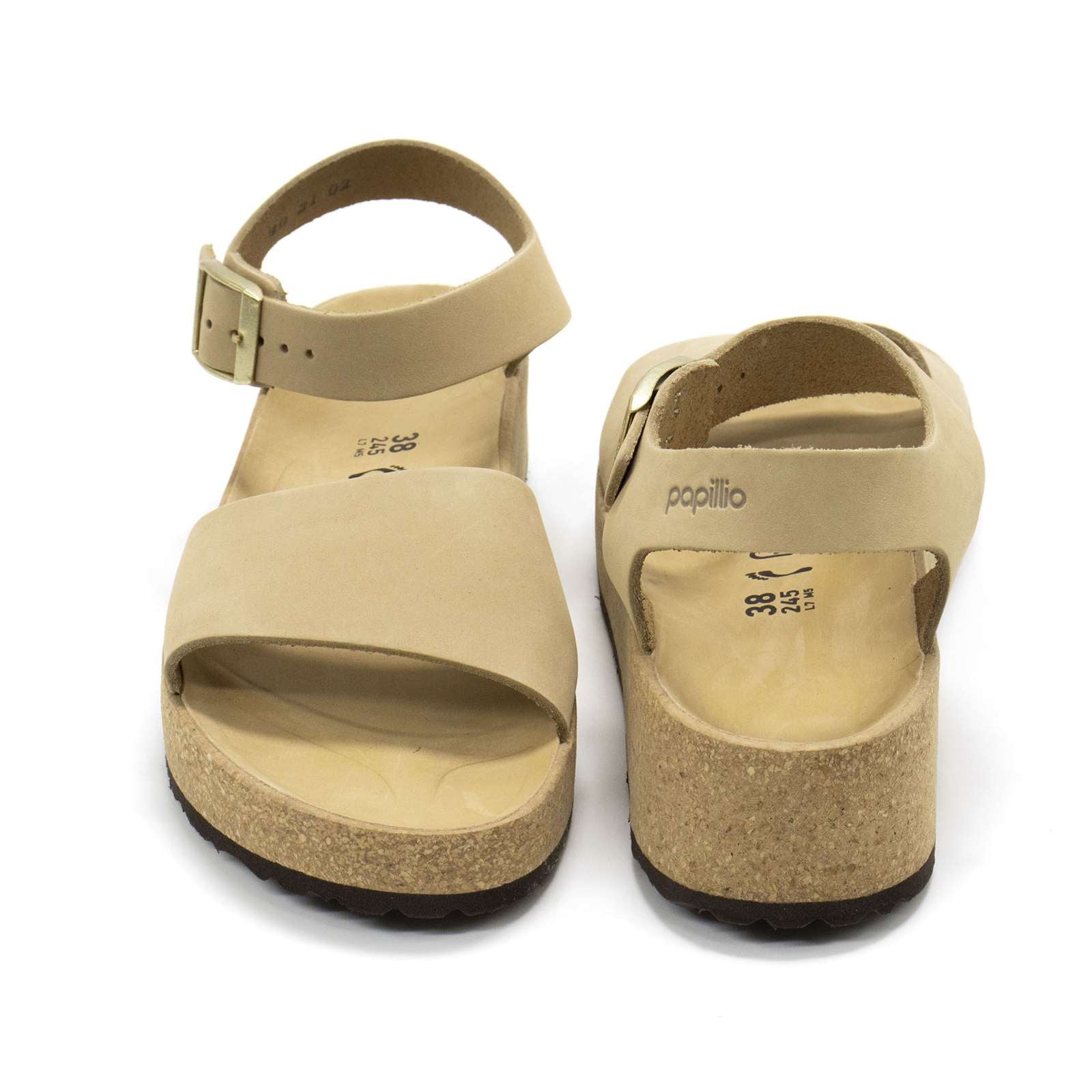 Birkenstock Women Glenda Wedge Ankle Strap Sandal