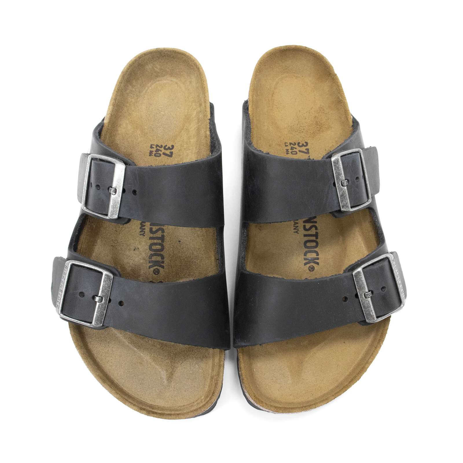 Birkenstock Men Arizona Oiled Leather Sandals