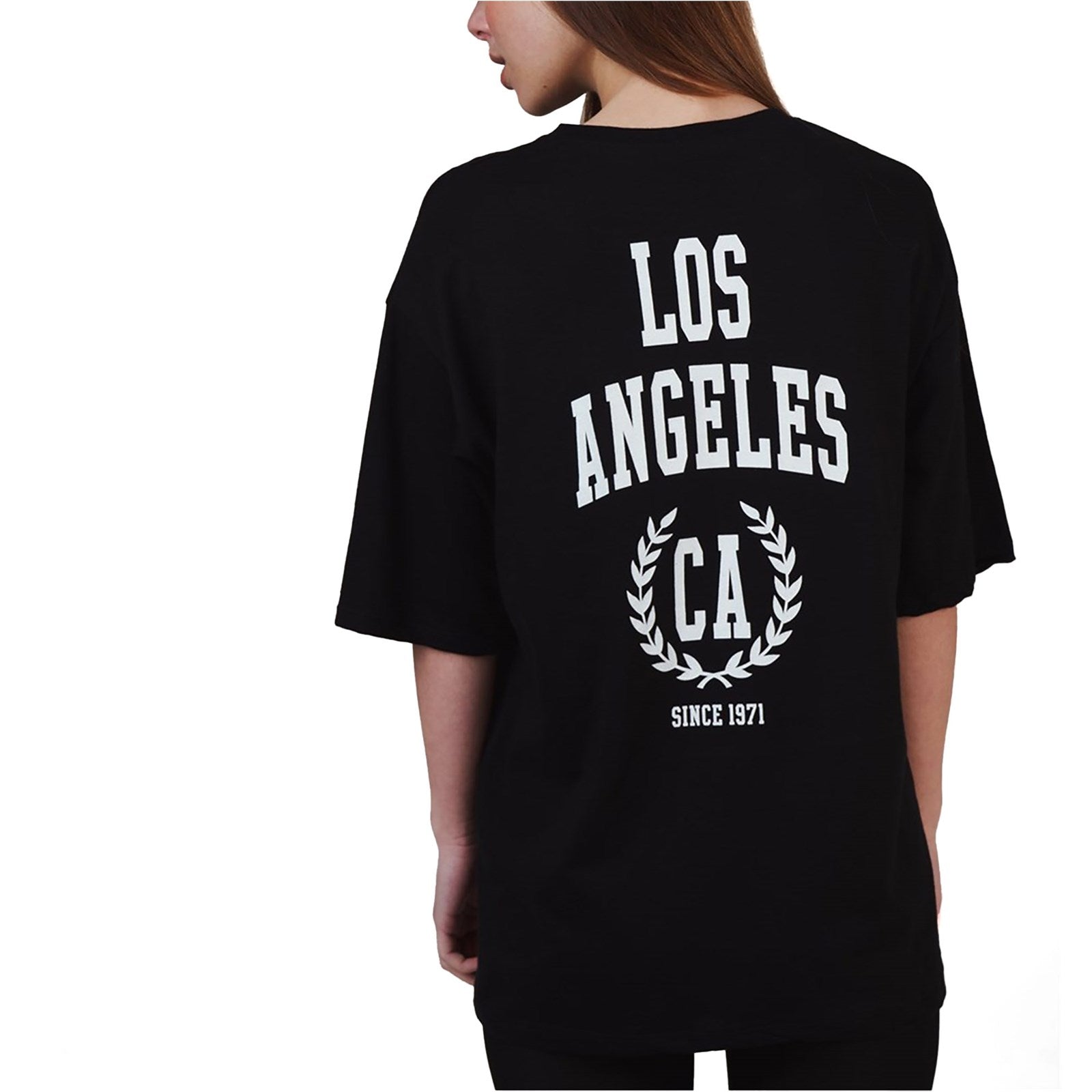 Ambar Women La Logo Relaxed Fit T-Shirt