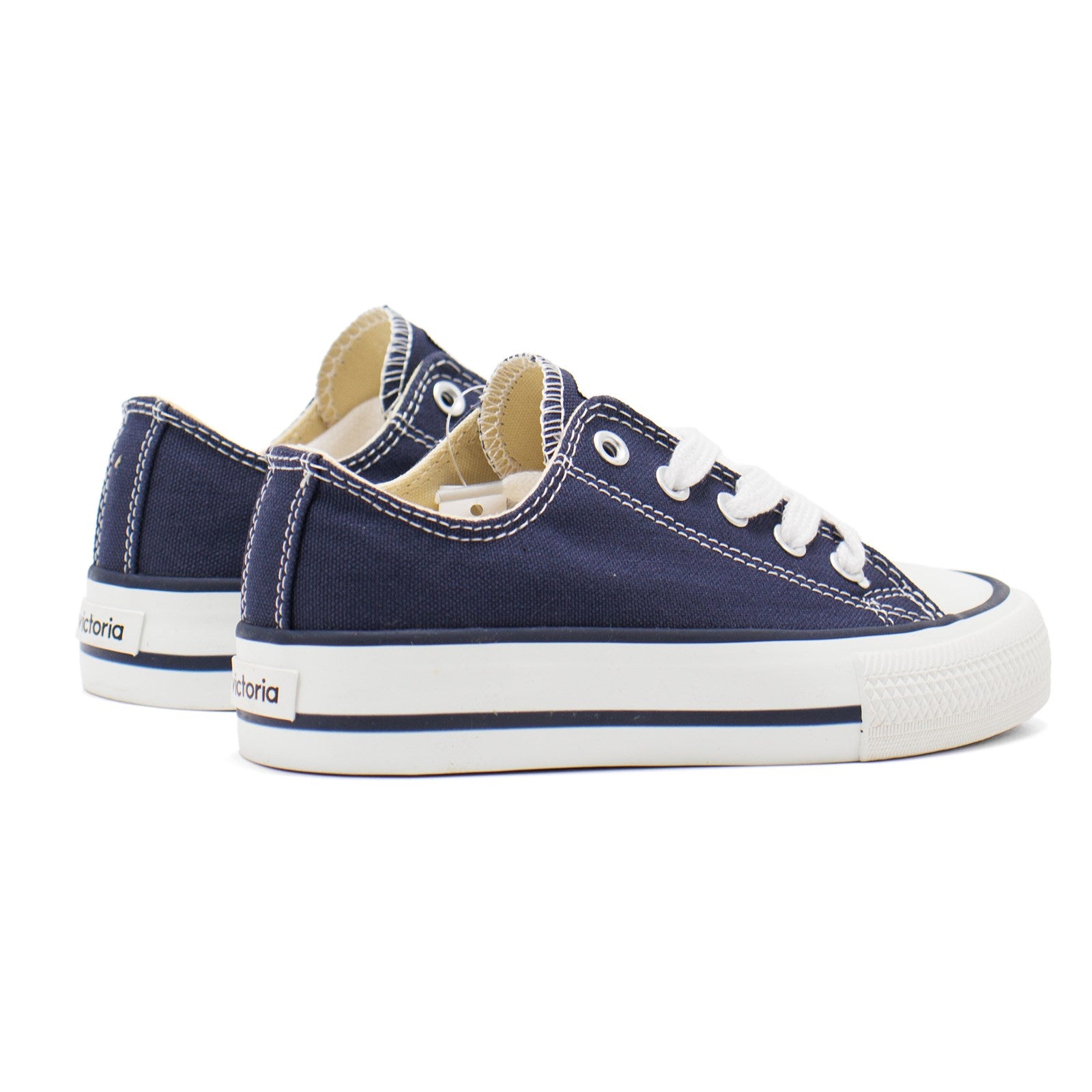 Victoria Boy Tribu Canvas Low Top Lace-Up Sneakers