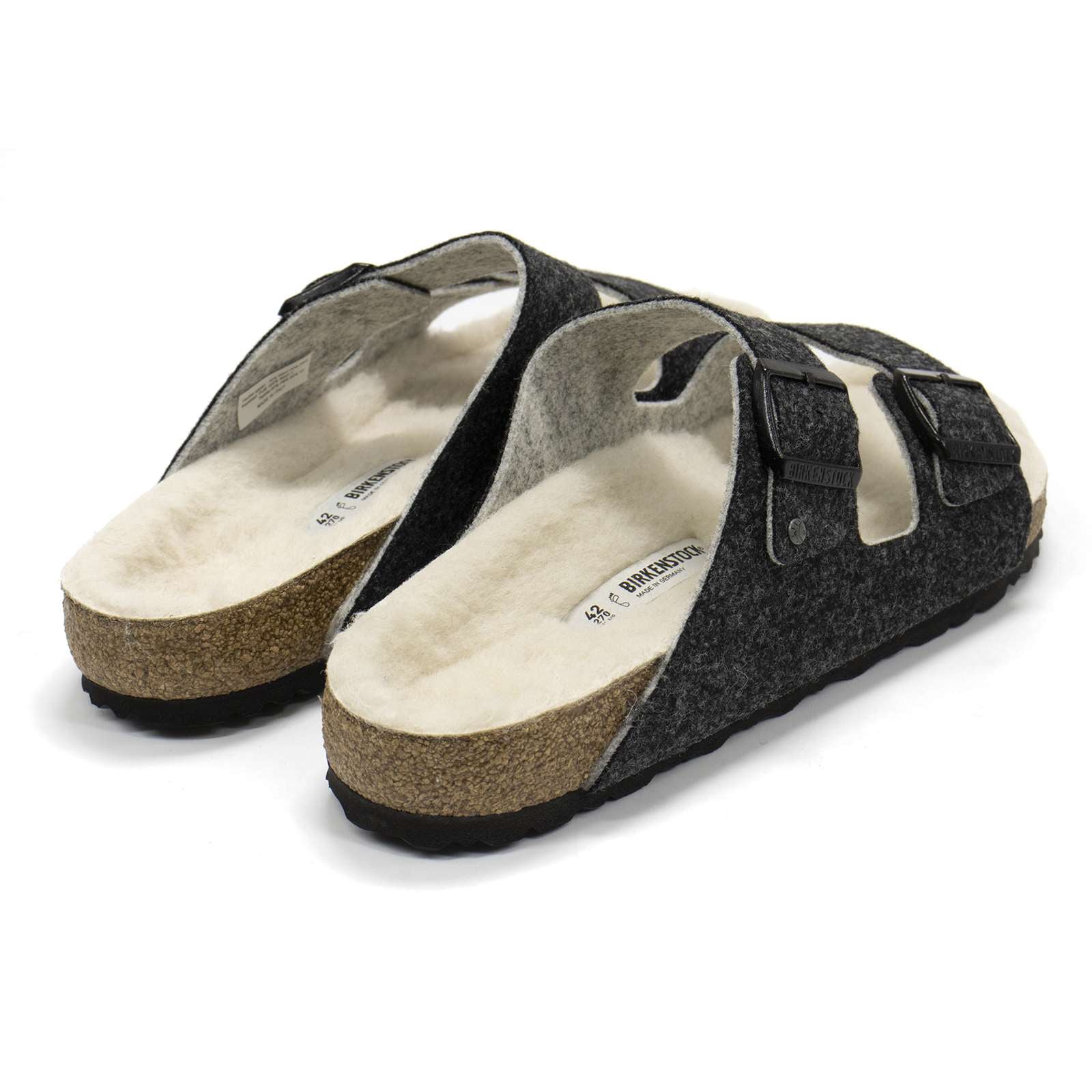 Birkenstock Men Arizona Rivet Wool Felt Sandals