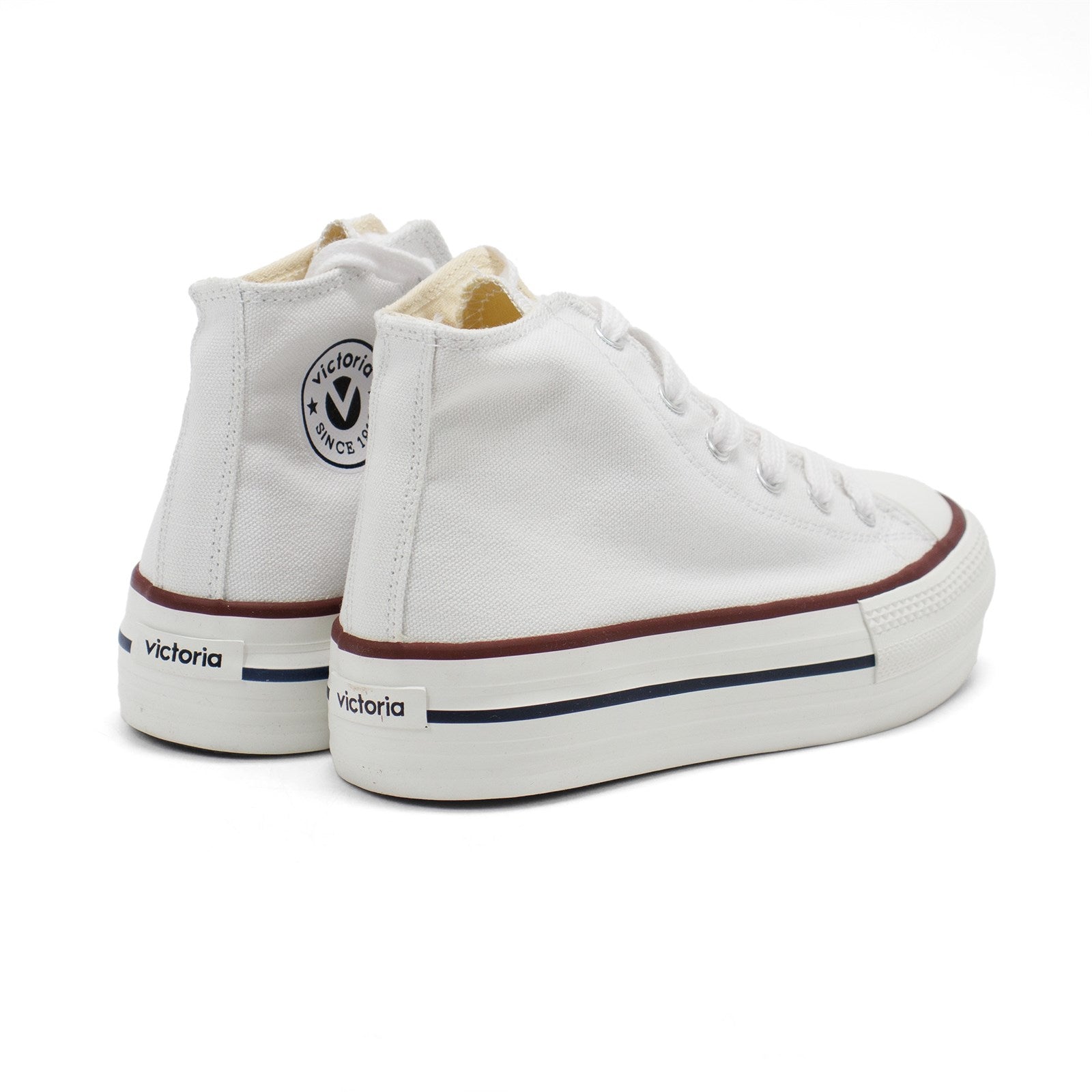 Victoria Girl Tribu Canvas High-Top Platform Trainers