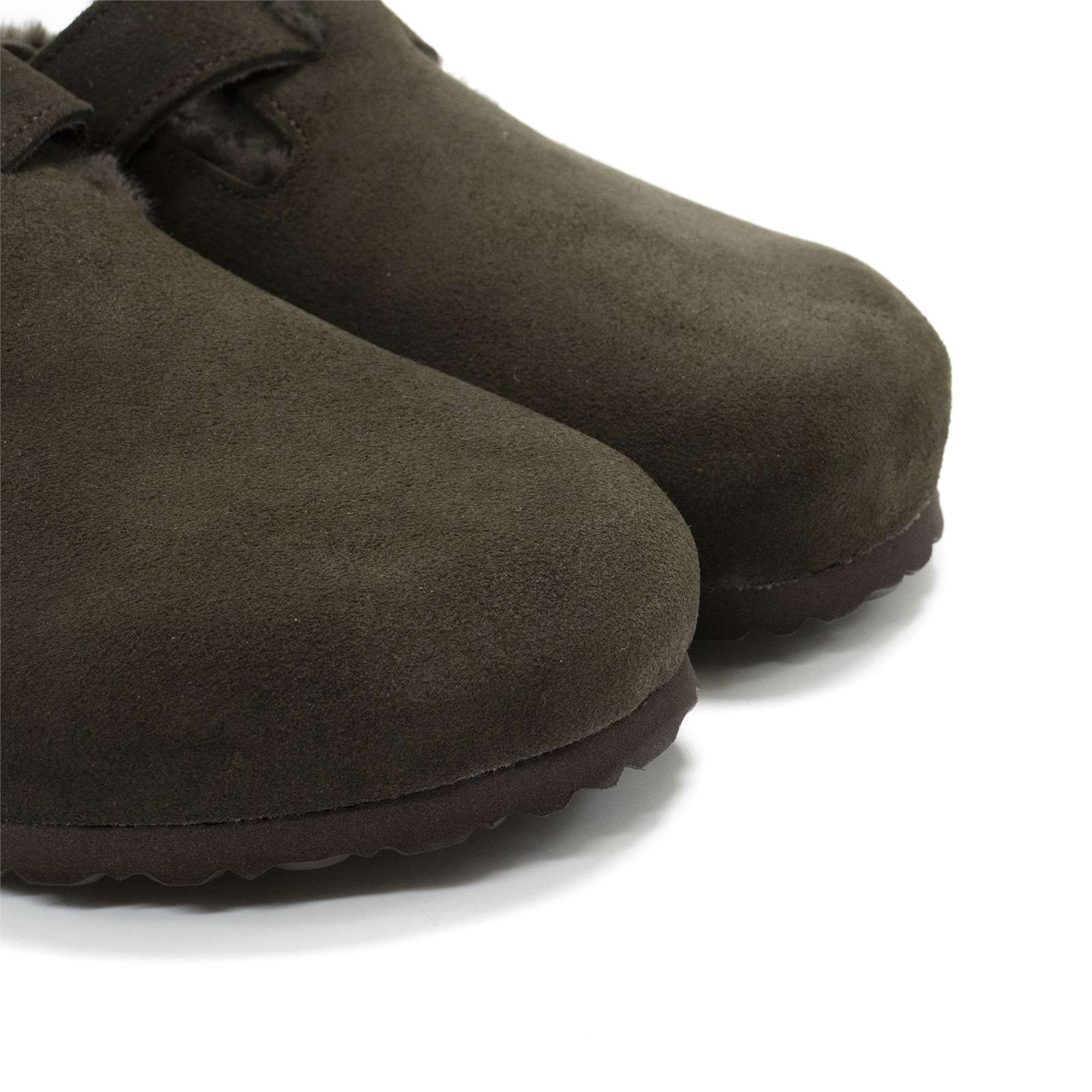 Birkenstock Men Boston Shearling Suede Clogs