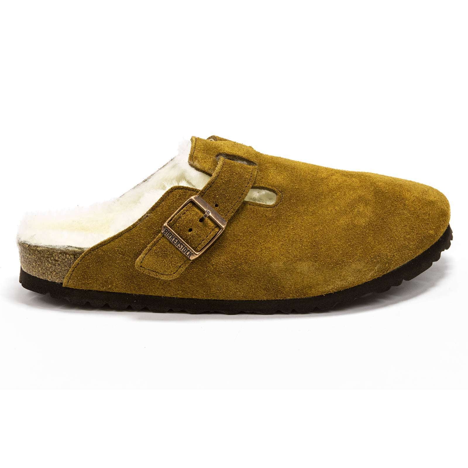 Birkenstock Men Boston Shearling Suede Clogs