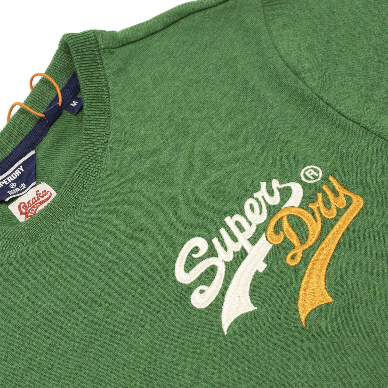 Super Dry Men Vintage Logo Interest Short Sleeve T-Shirt