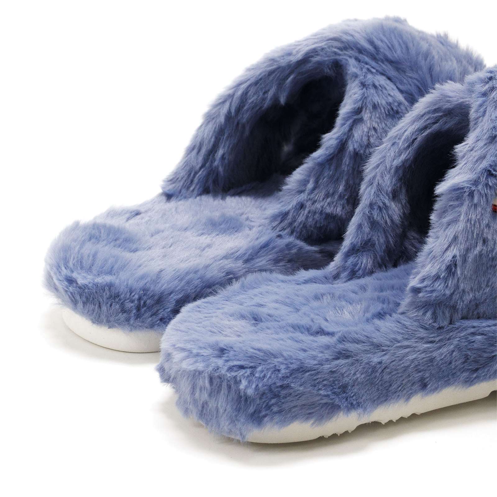 Hunter Women Faux Fur Flatform Crossover Slide