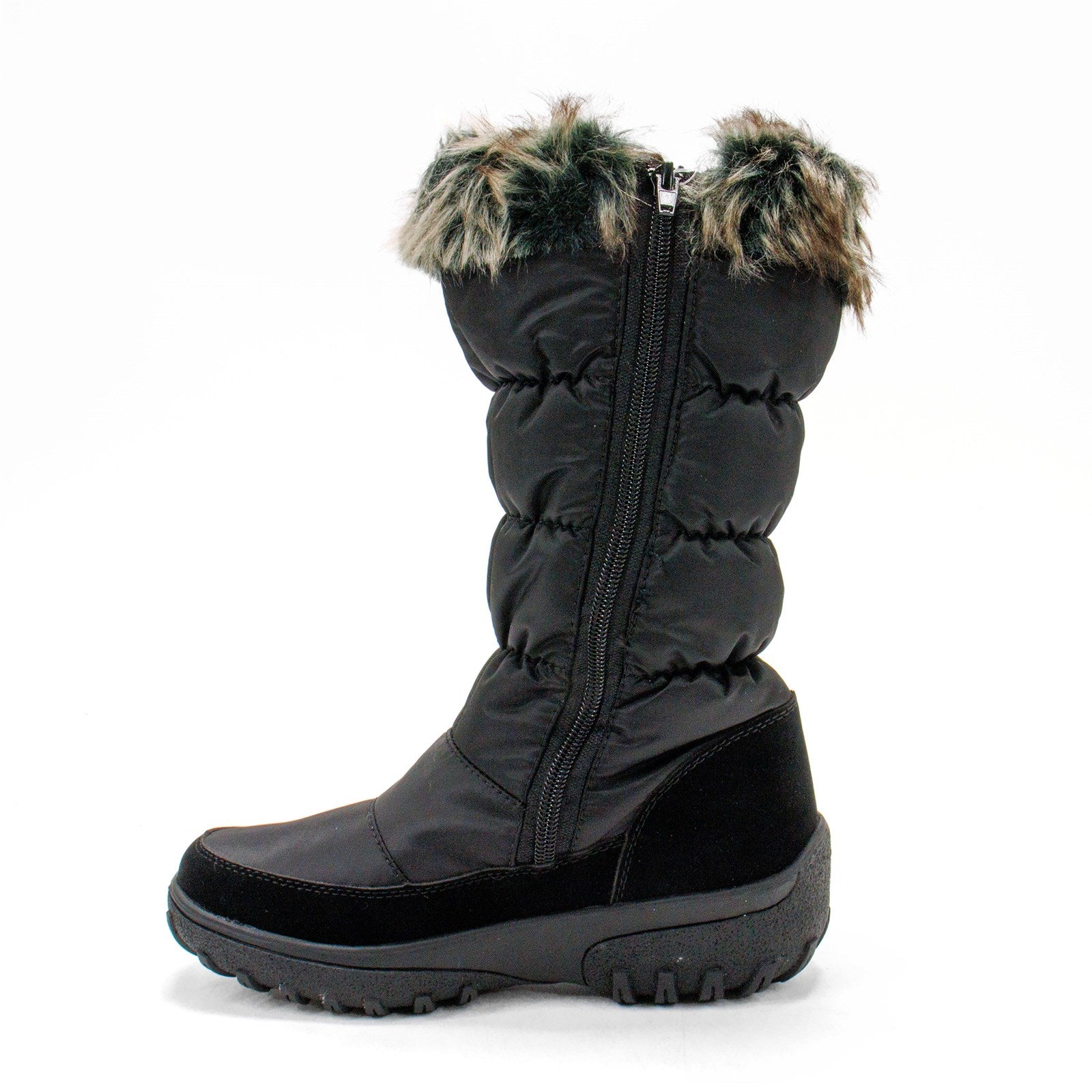 Flexus Women Vanish Faux Fur Cuff Winter Boot