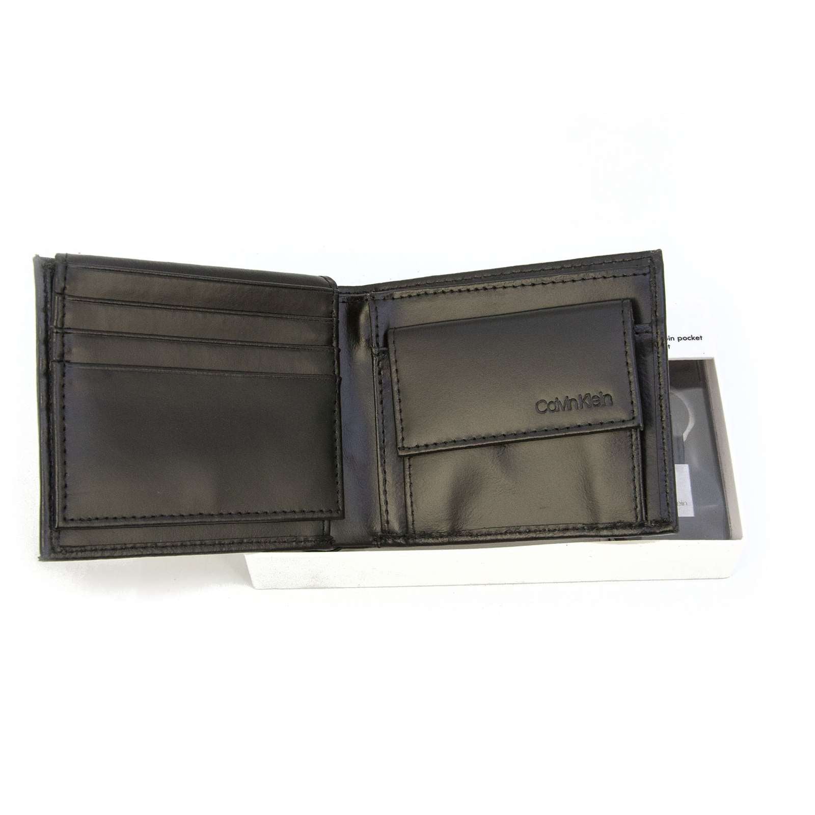 Calvin Klein Men Passcase Wallet W/Key Fob