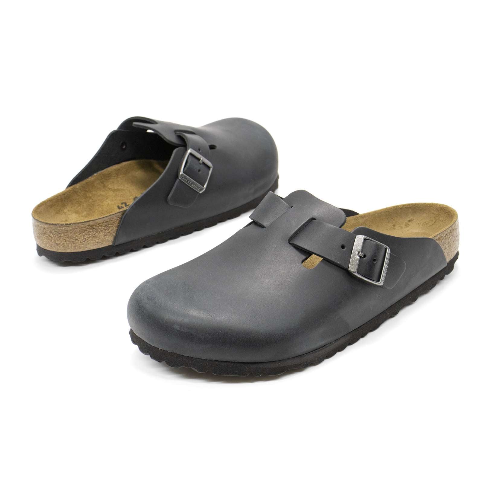 Birkenstock Men Boston Oiled Leather Clogs