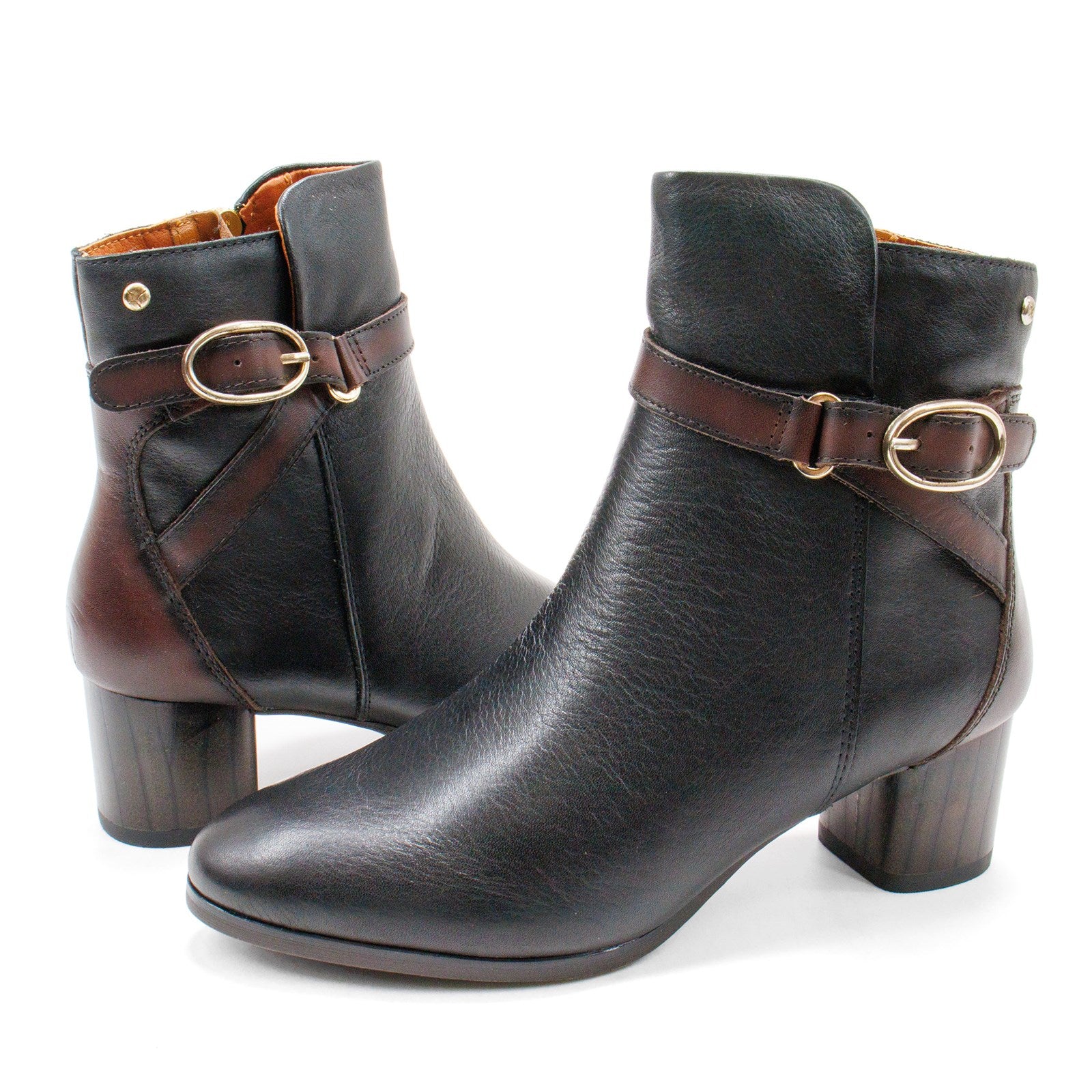 Pikolinos Women Calafat Ankle Boots With Buckle