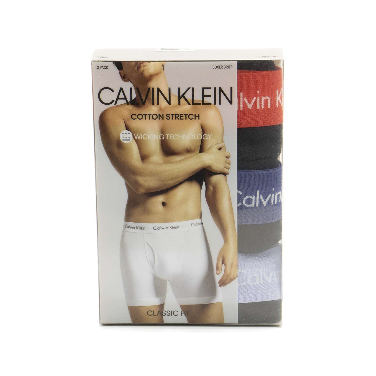 Calvin Klein Men 3 Pack Cotton Stretch Boxer Briefs