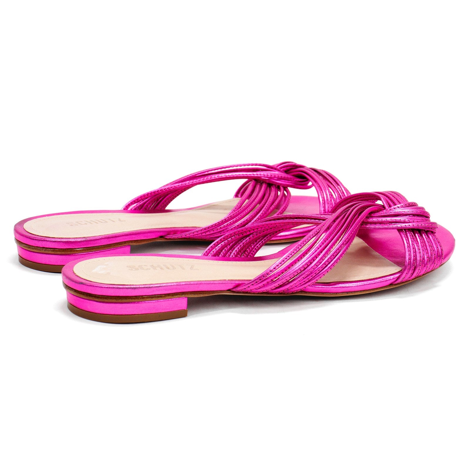 Schutz Women Strappy Flat Sandals