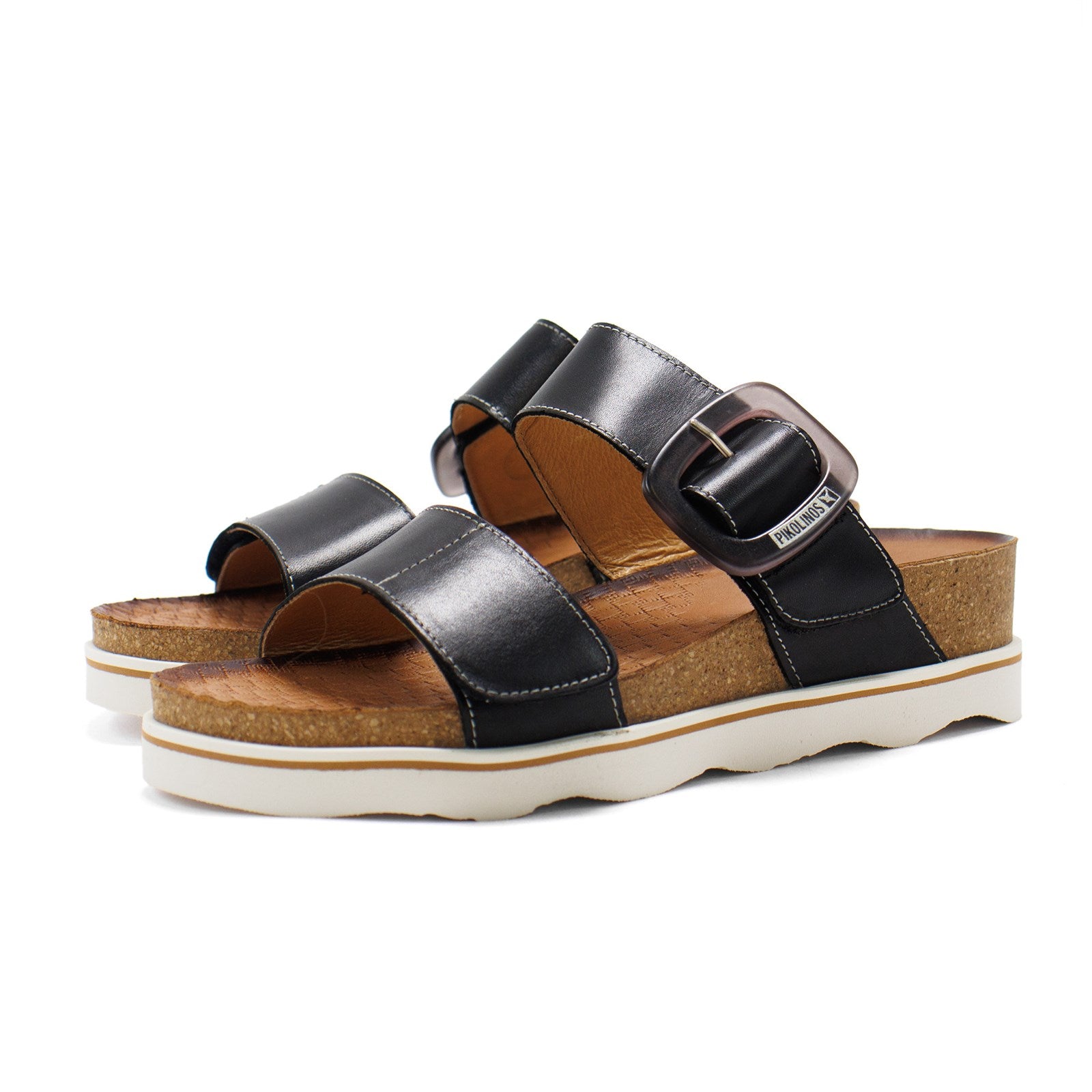 Pikolinos Women Menorca Leather Wedge Sandals