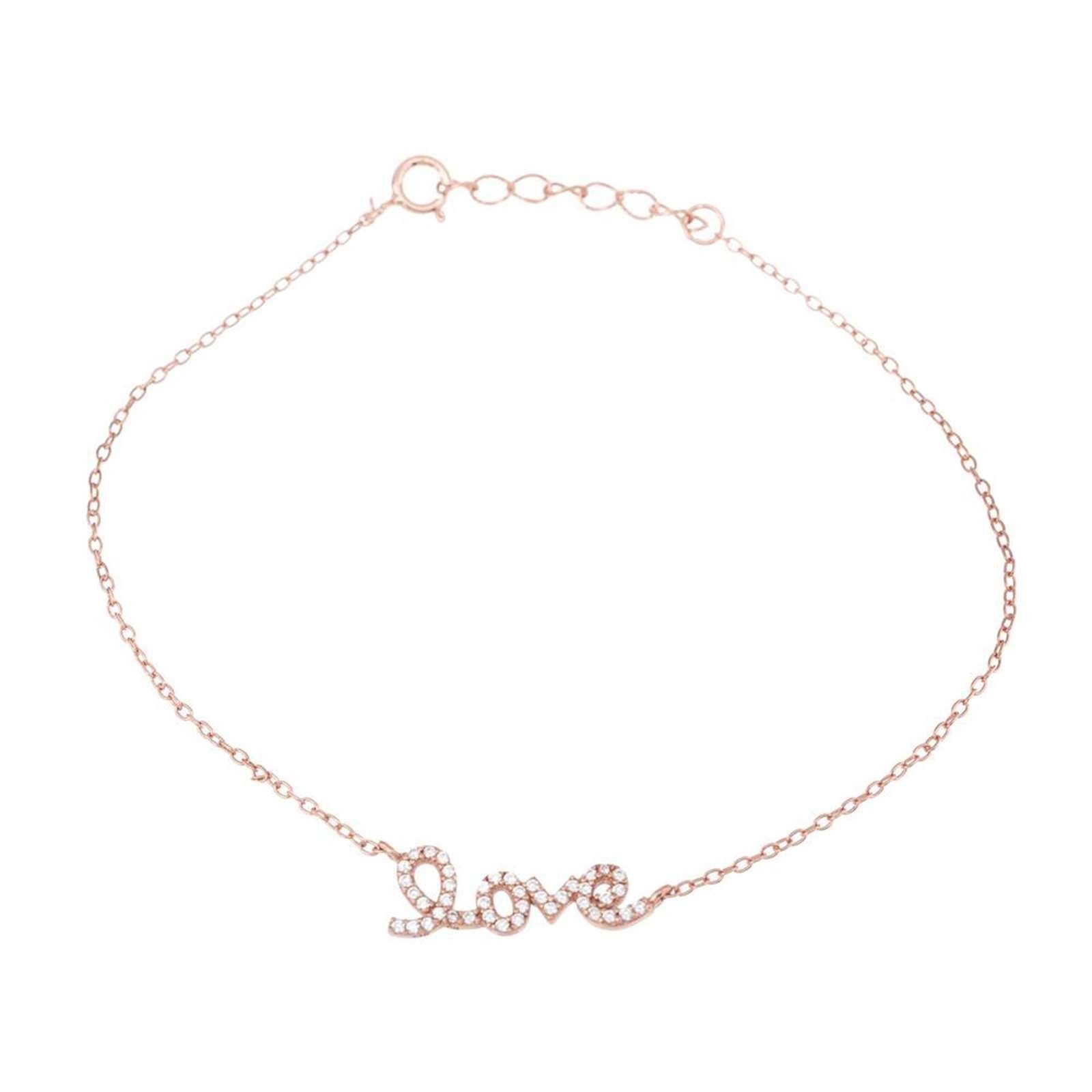 Athra Women Love Chain Bracelet