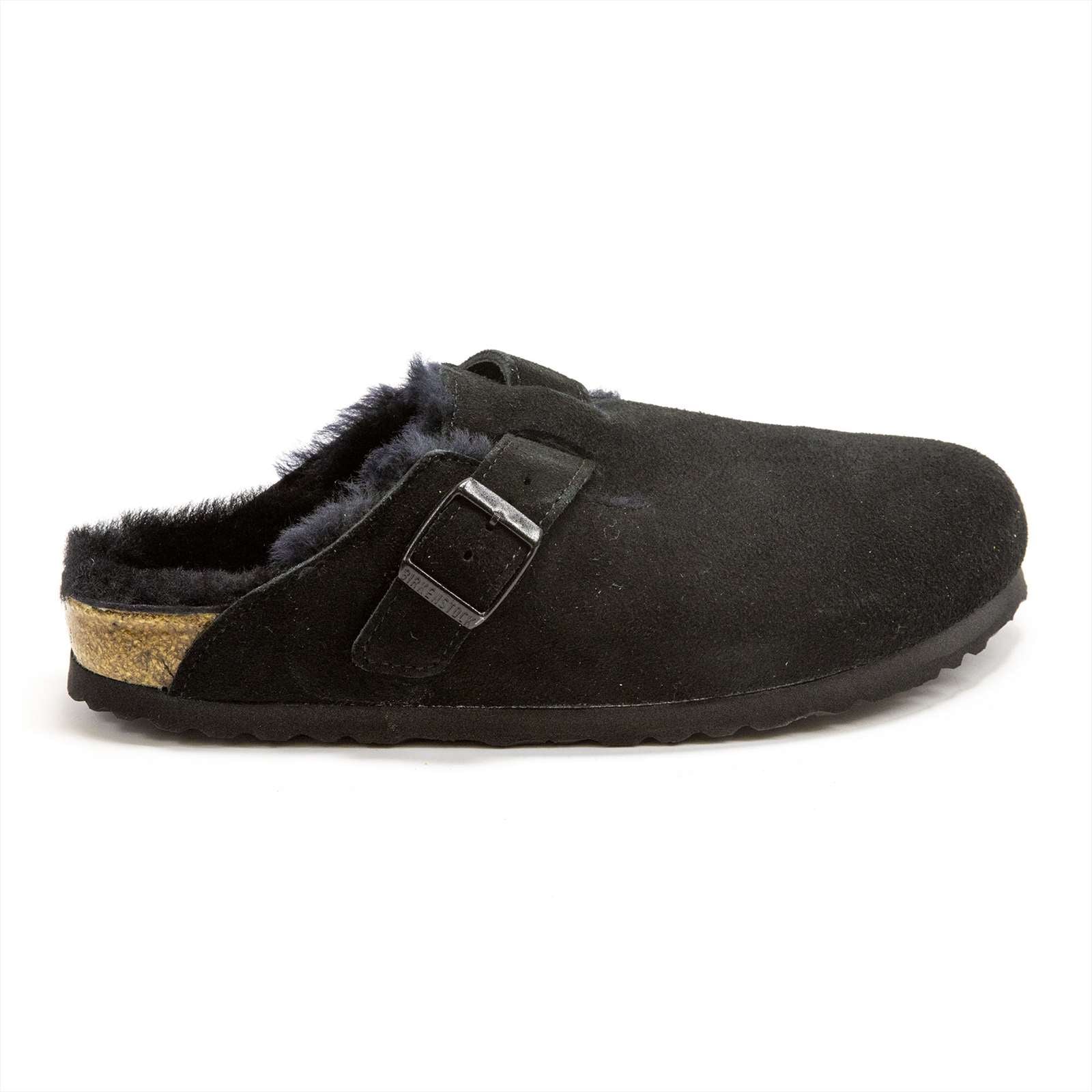 Birkenstock Women Boston Shearling Suede Clogs