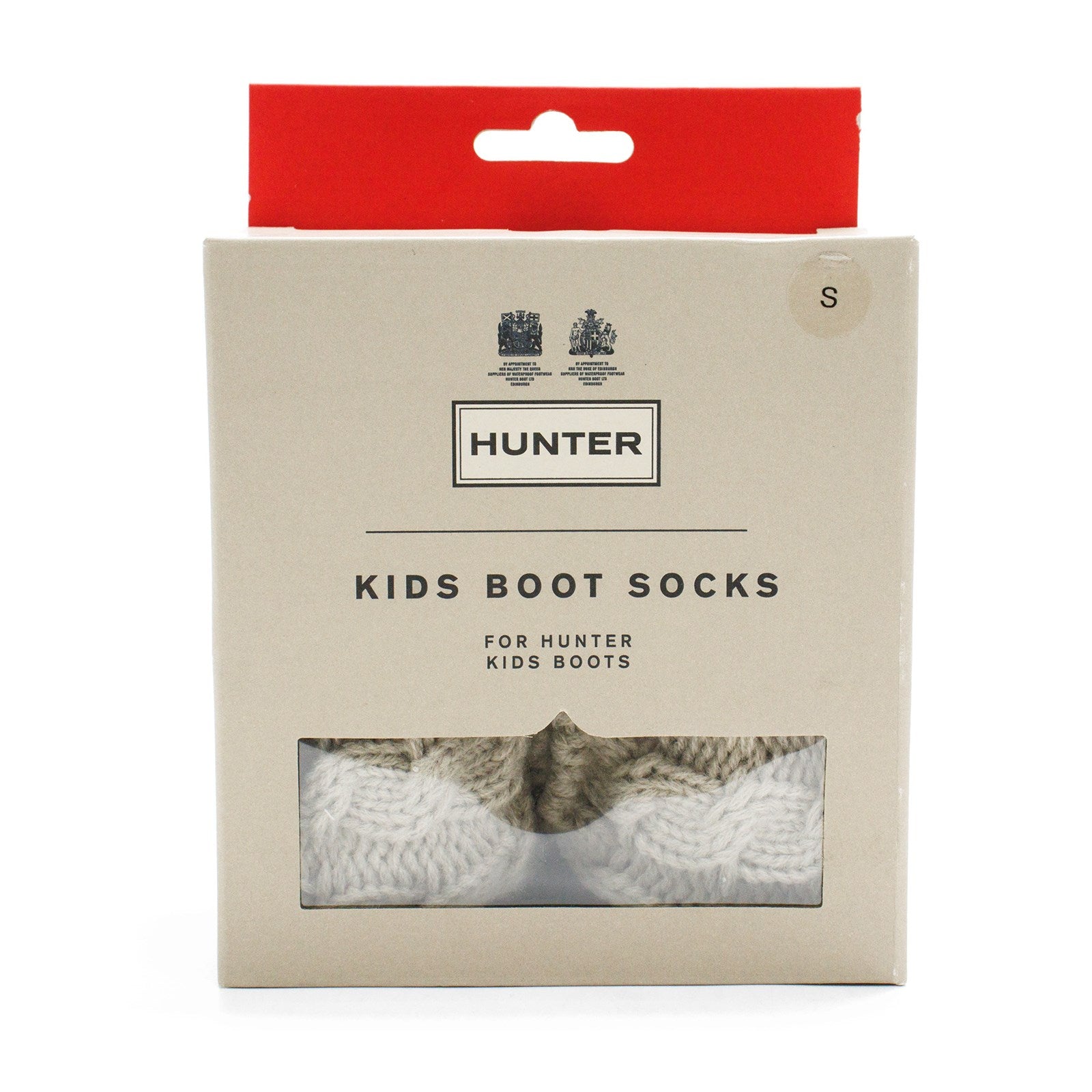 Hunter Boy Kids 6Stitch Cable Knitted Cuff Boot Socks