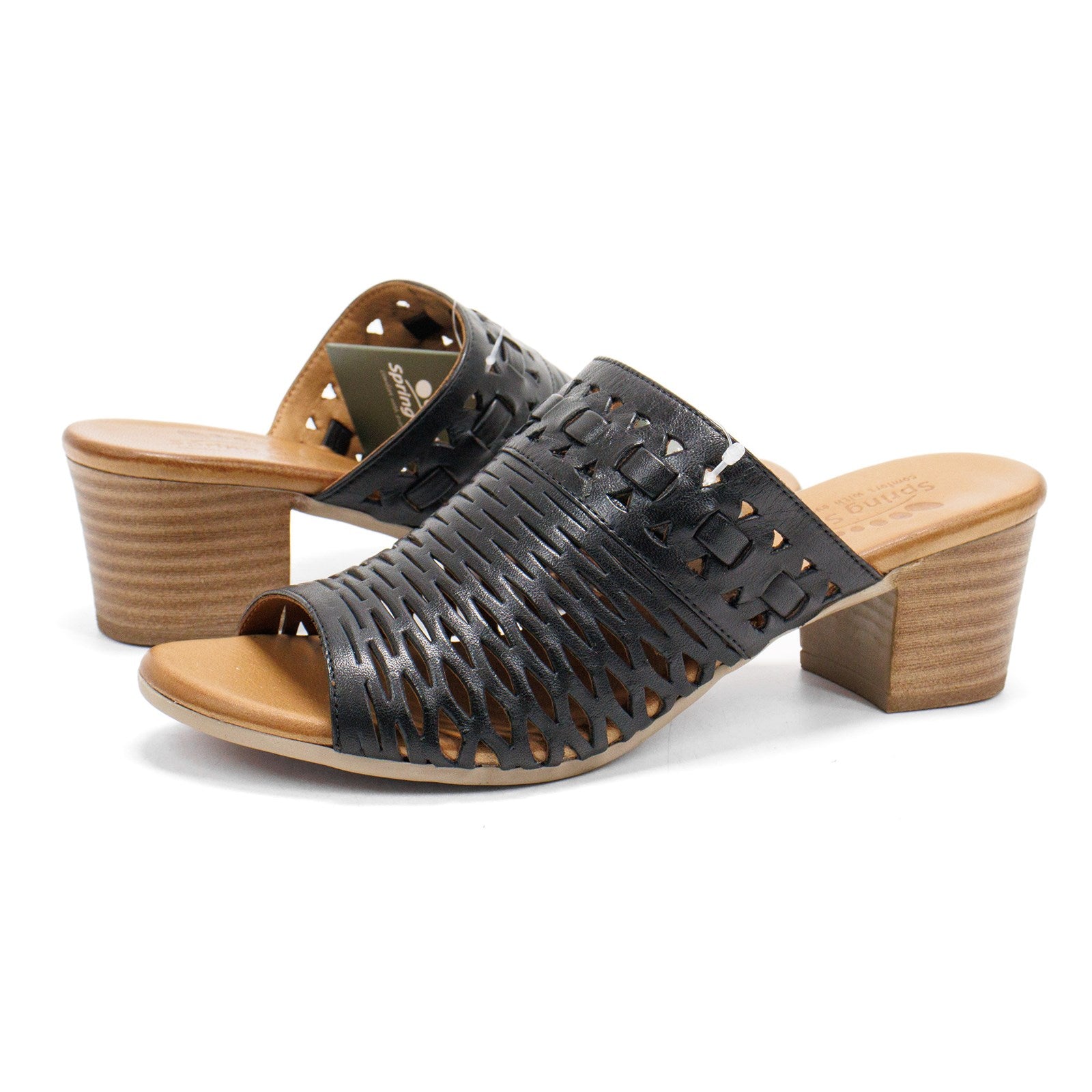 Spring Step Women Anika Heeled Slide Sandal