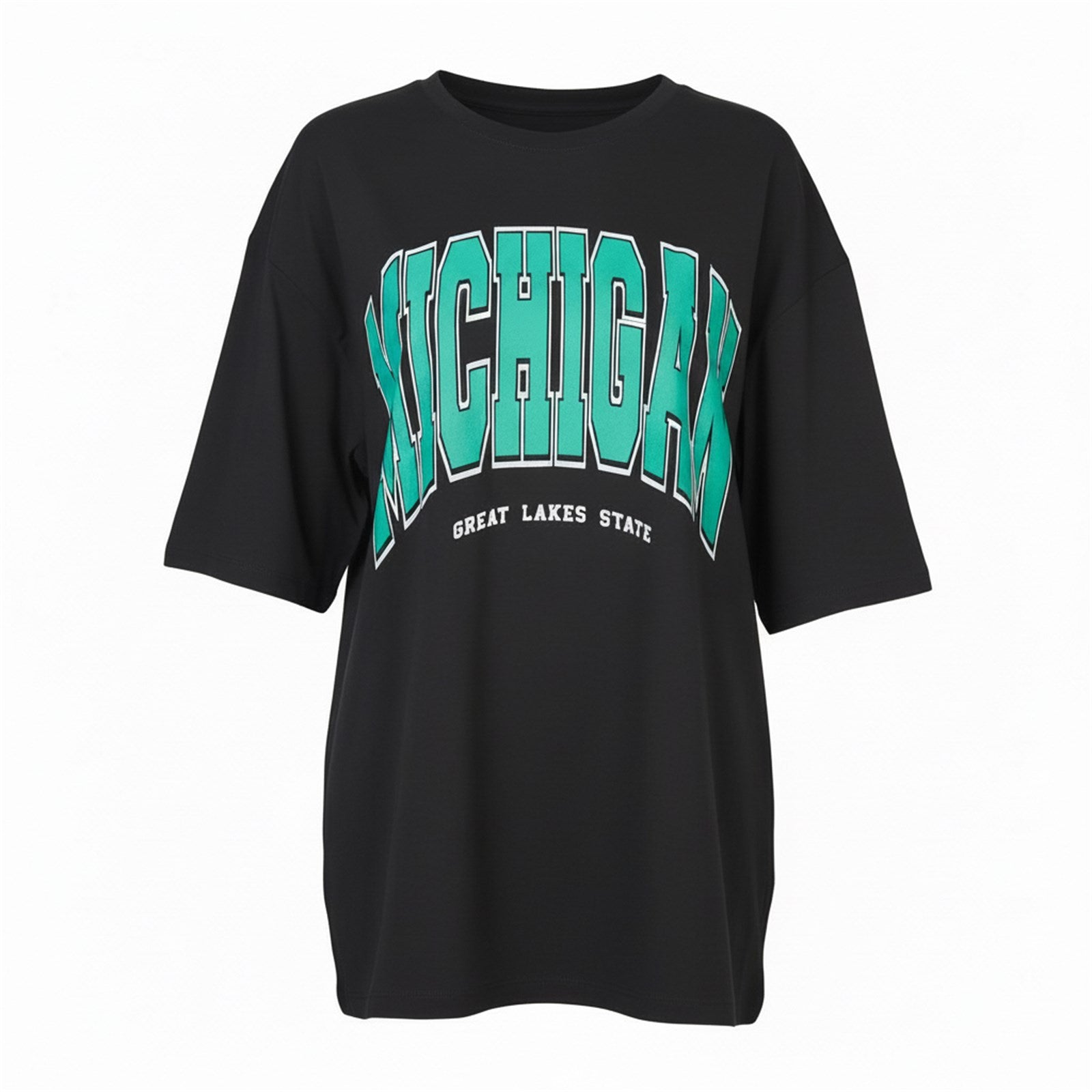 Ambar Women Michigan Printed Short Sleeve Tshirt