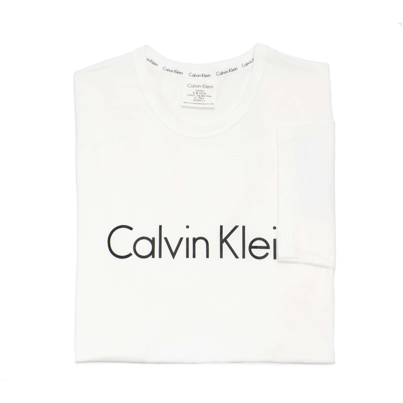 Calvin Klein Men Comfort Cotton Logo Crew Neck Tshirt