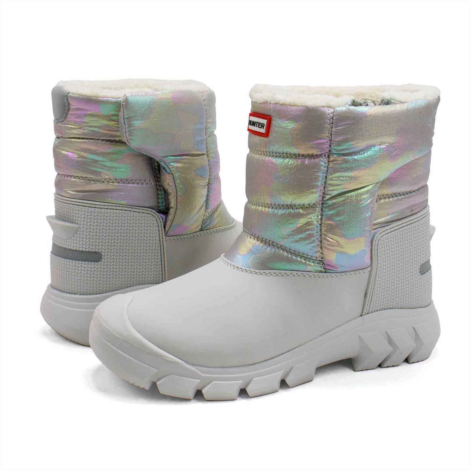 Hunter Boy Intrepid Reflective Camo Snow Boot