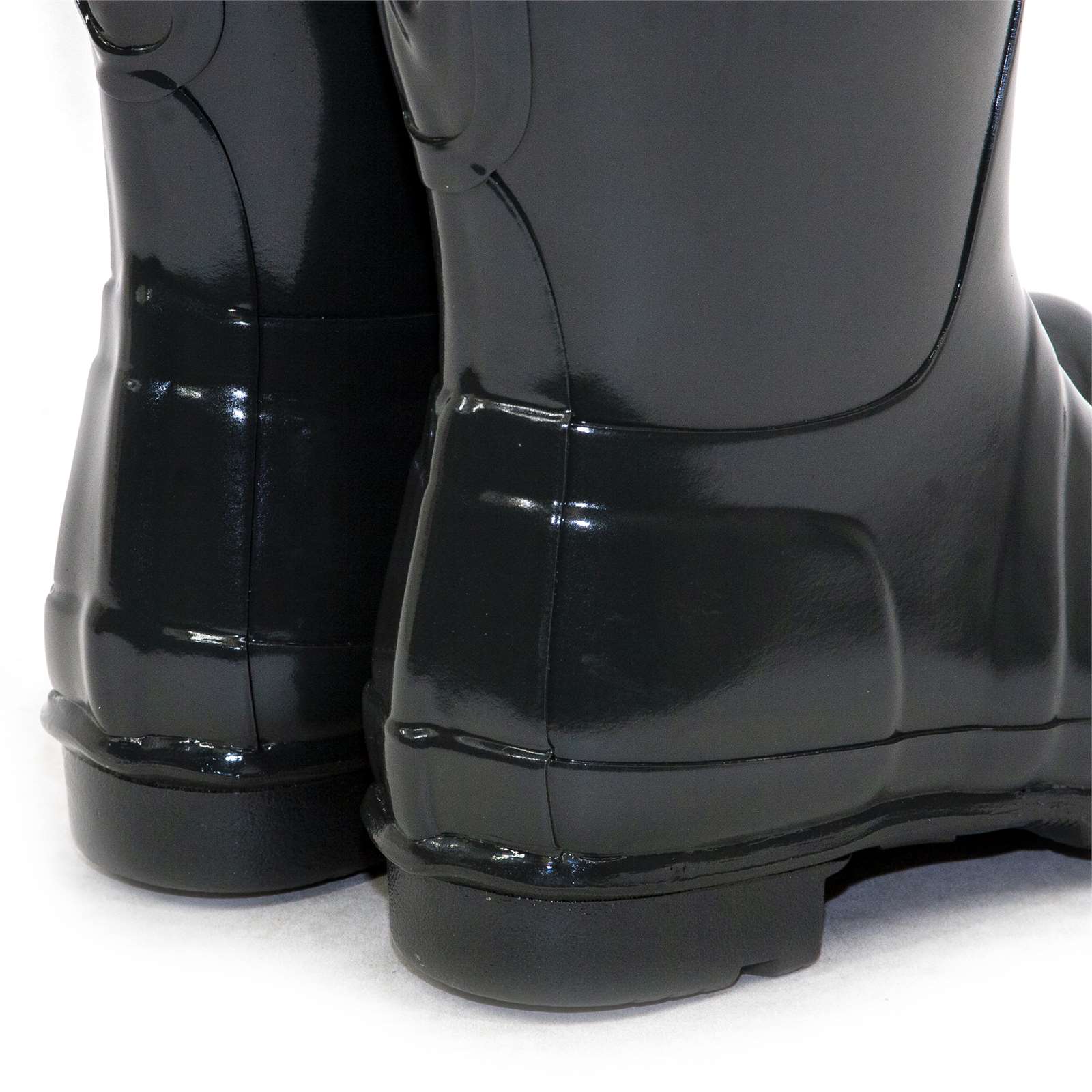 Hunter Women Original Short Back Adjustable Gloss Rain Boots