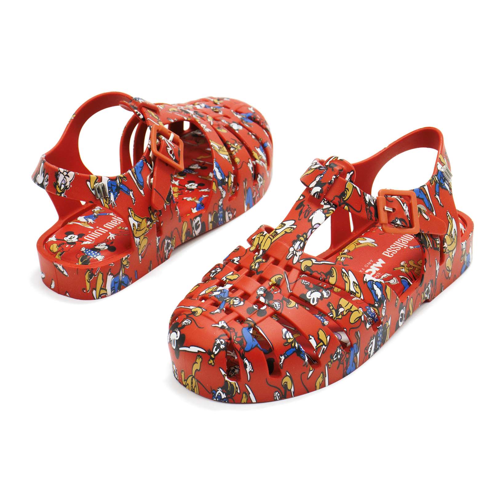 Mini Melissa Girl Possession Mickey And Friends Jelly Sandals