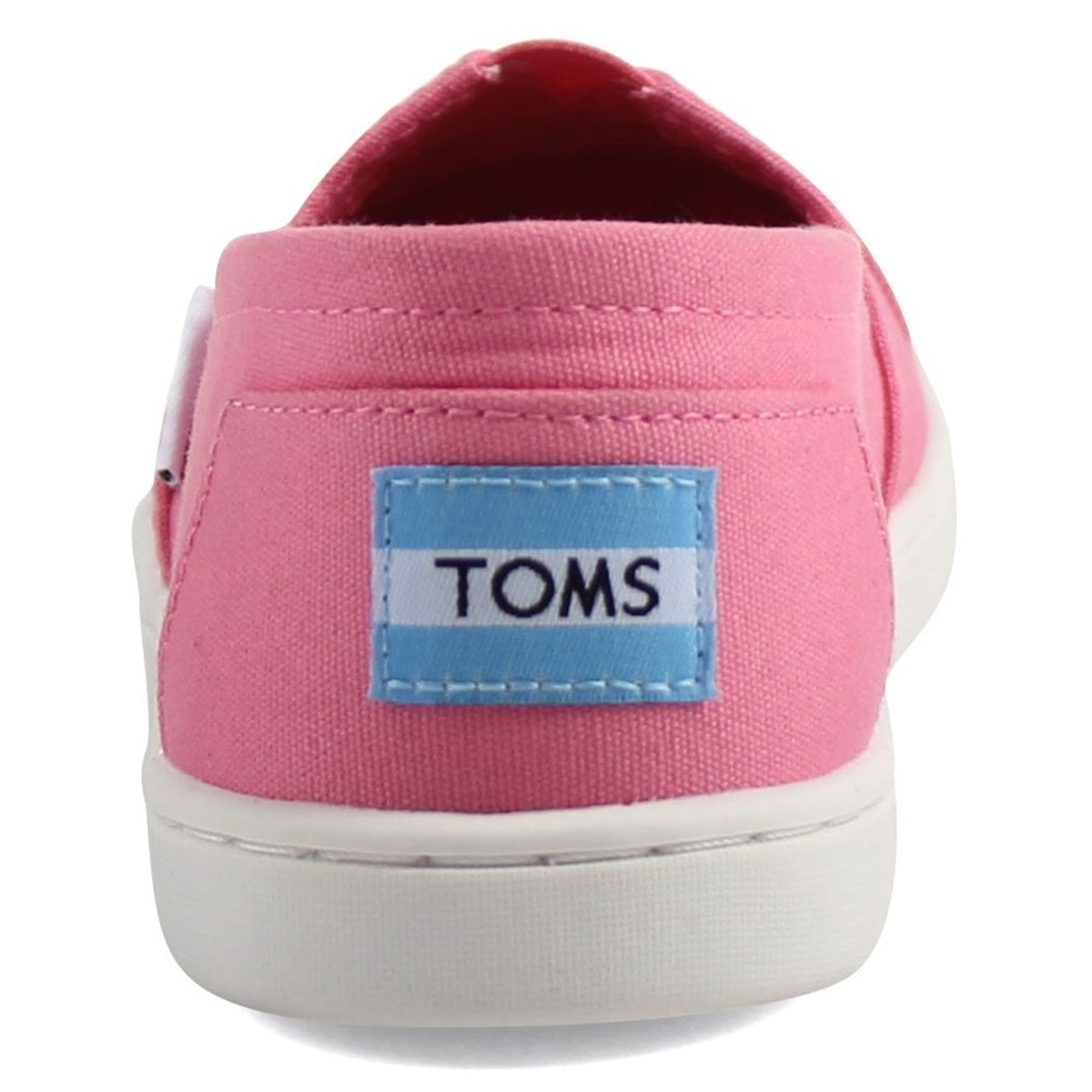 Toms Girl Classic Canvas Slip On Flats