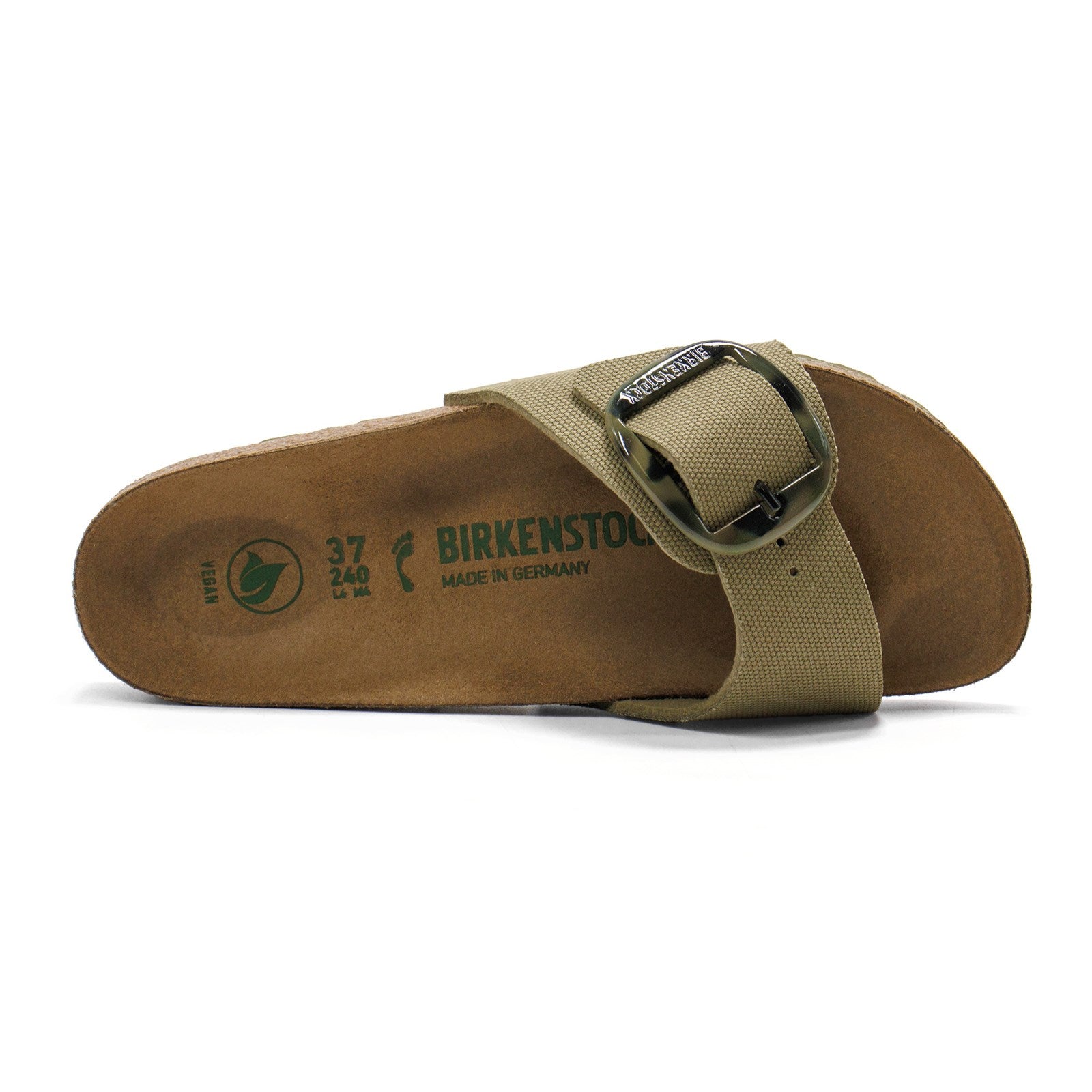 Birkenstock Women Madrid Big Buckle Rivet Logo Vegan Sandal