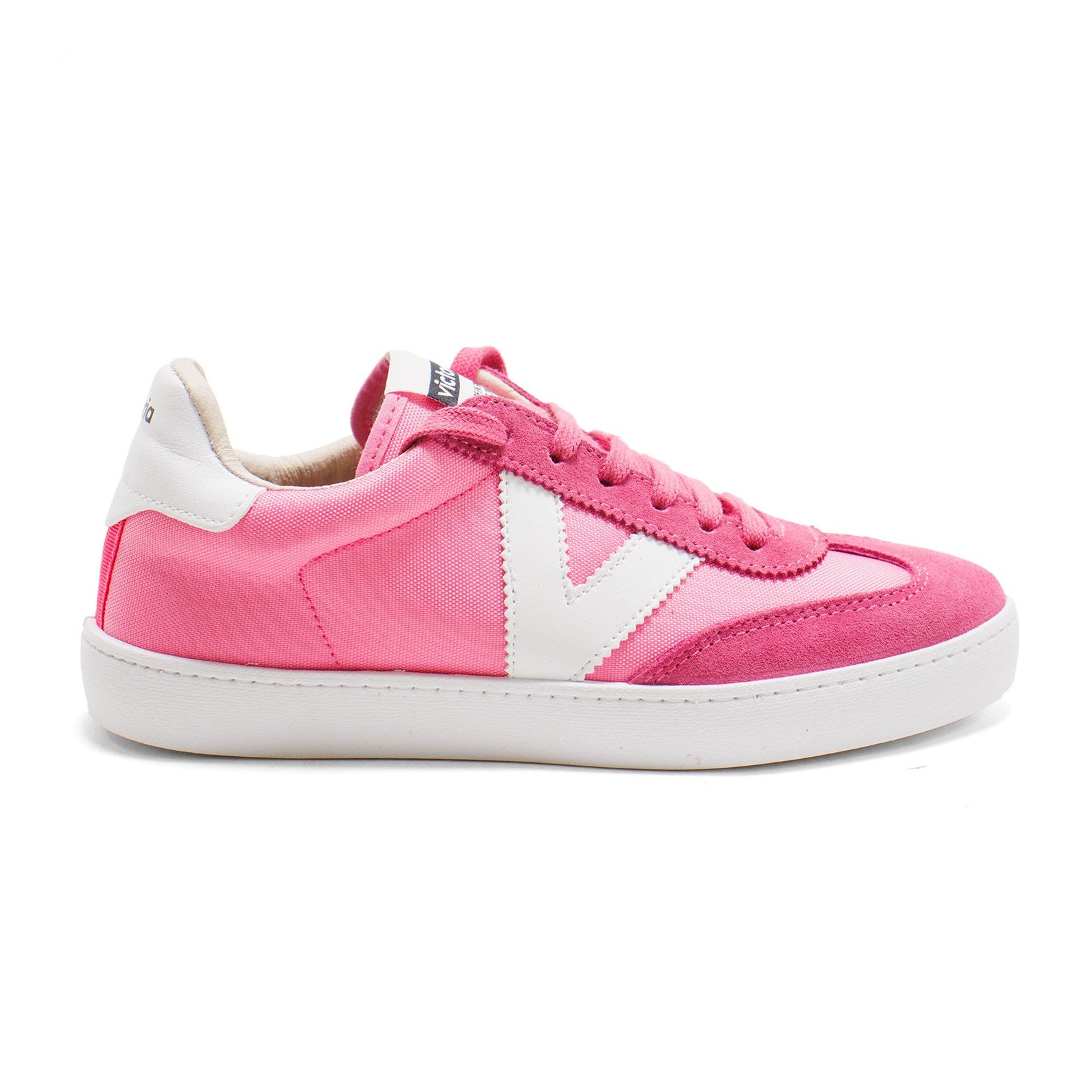 Victoria Women Berlin Split Leather And Nylon Monochrome Trainers