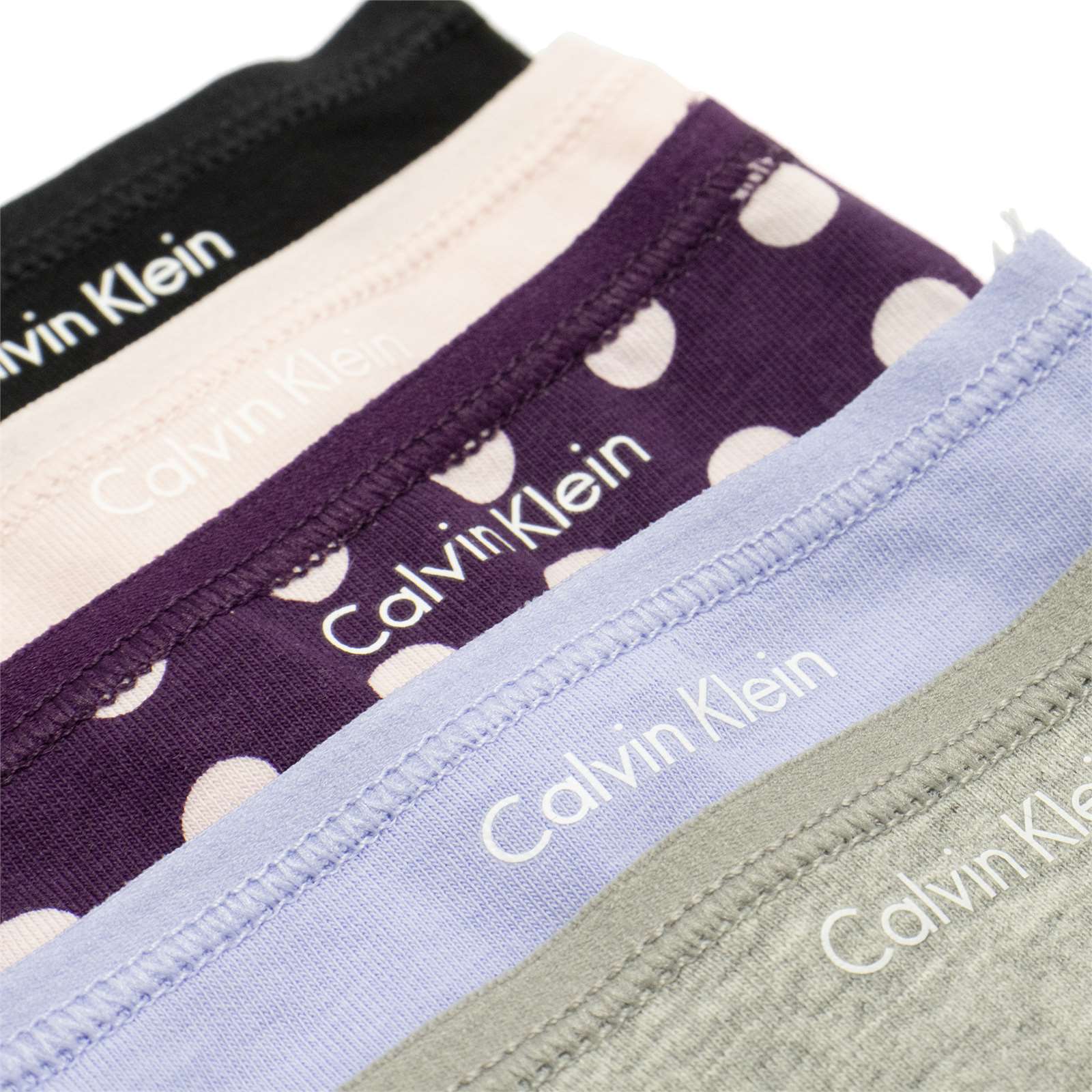 Calvin Klein Women 5-Pack Cotton Form Thong