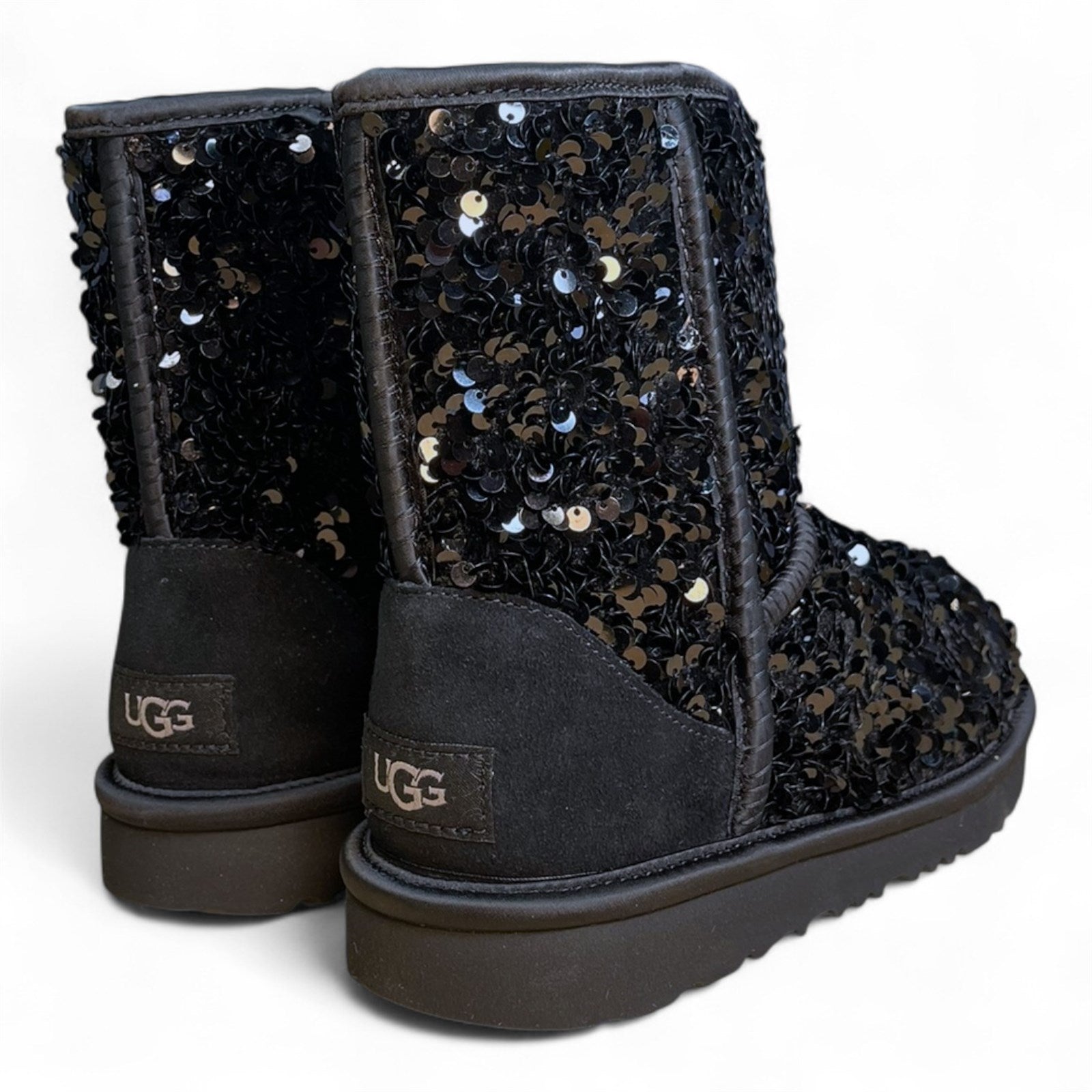 Ugg Girl Classic Short Chunky Sequin Fashion Boot