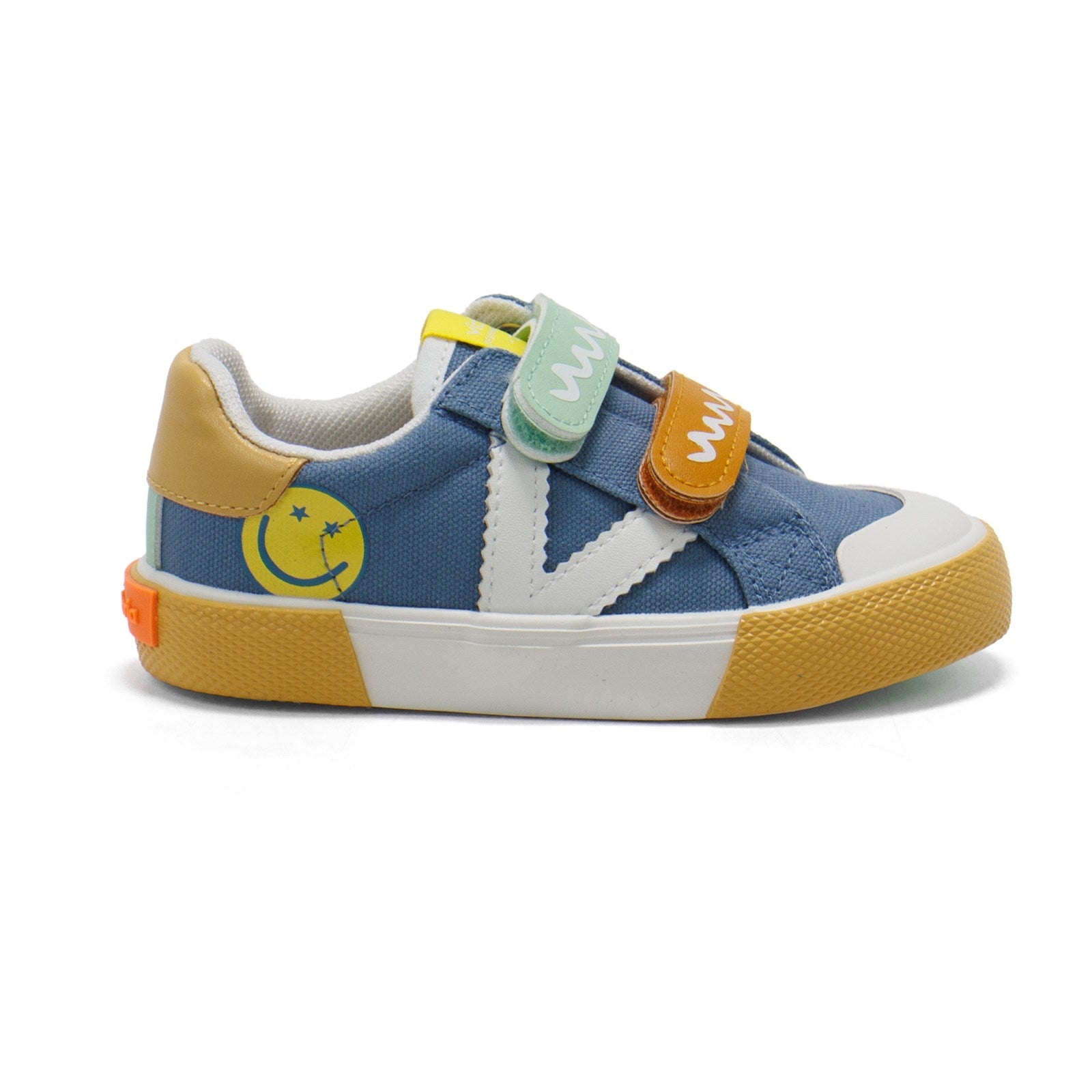 Victoria Toddler Tribu Multicolour Print Strap Sneakers