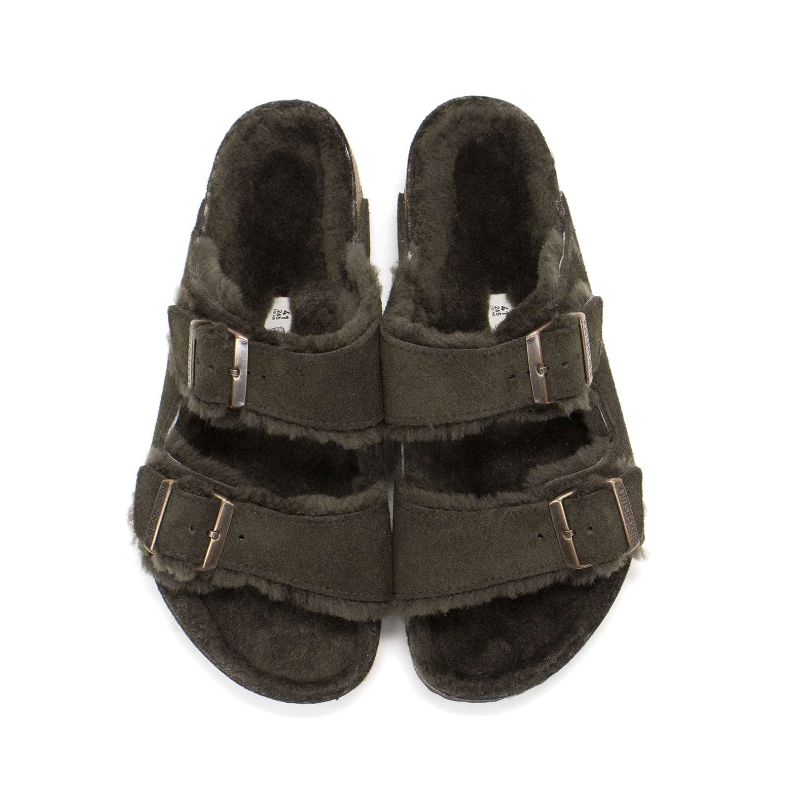 Birkenstock Men Arizona Shearling Sandals