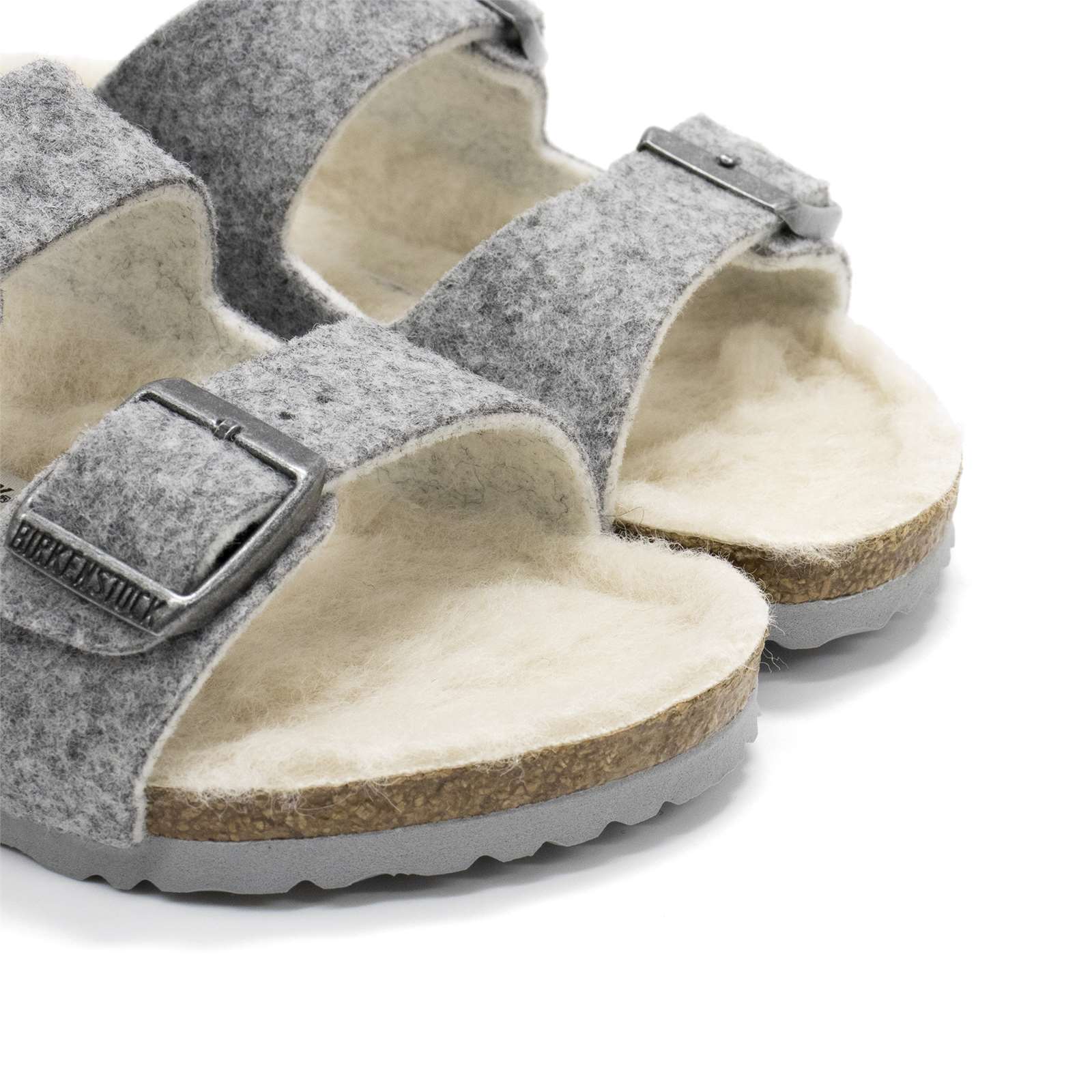 Birkenstock Girl Arizona Rivet Wool Felt Sandals