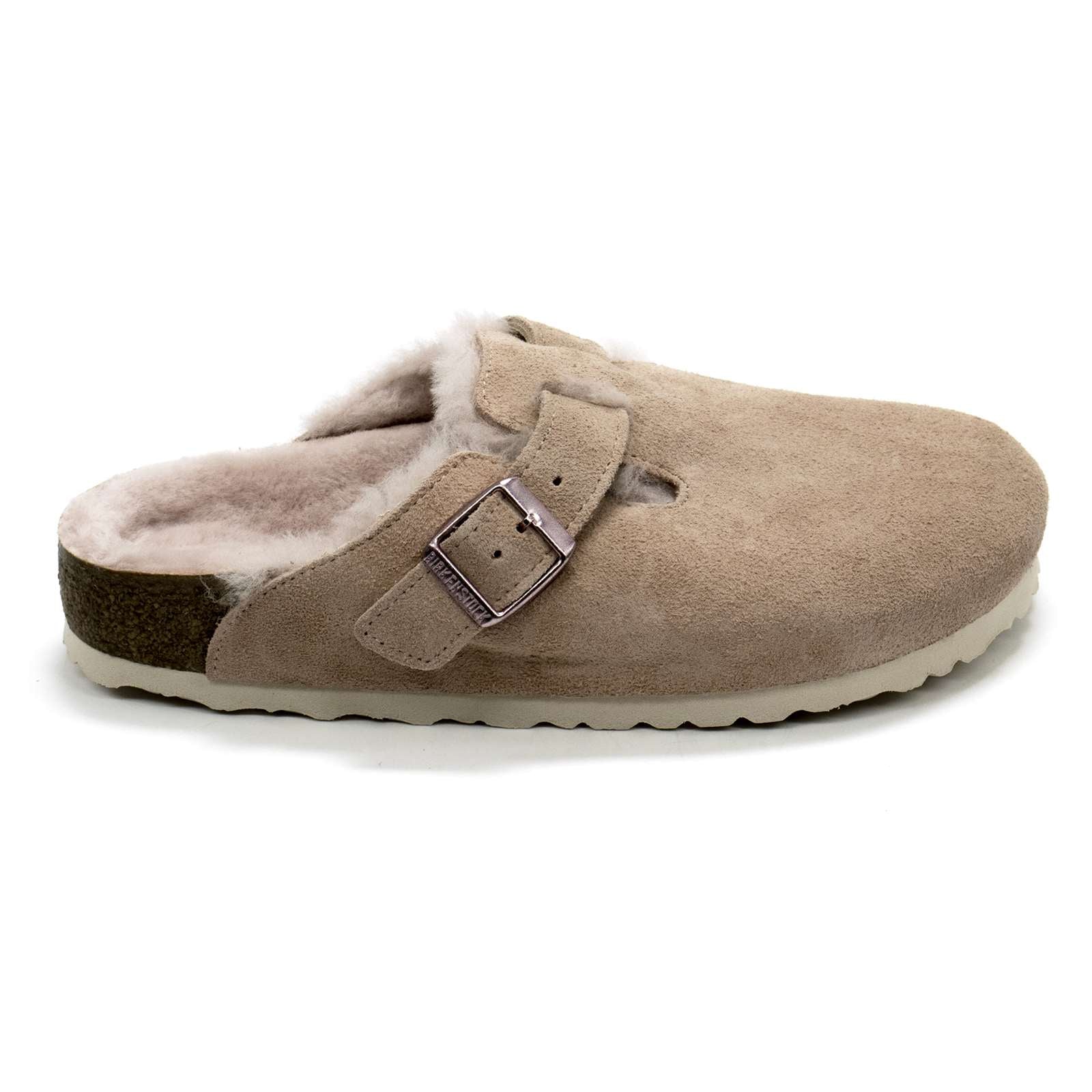 Birkenstock Women Boston Shearling Suede Clogs