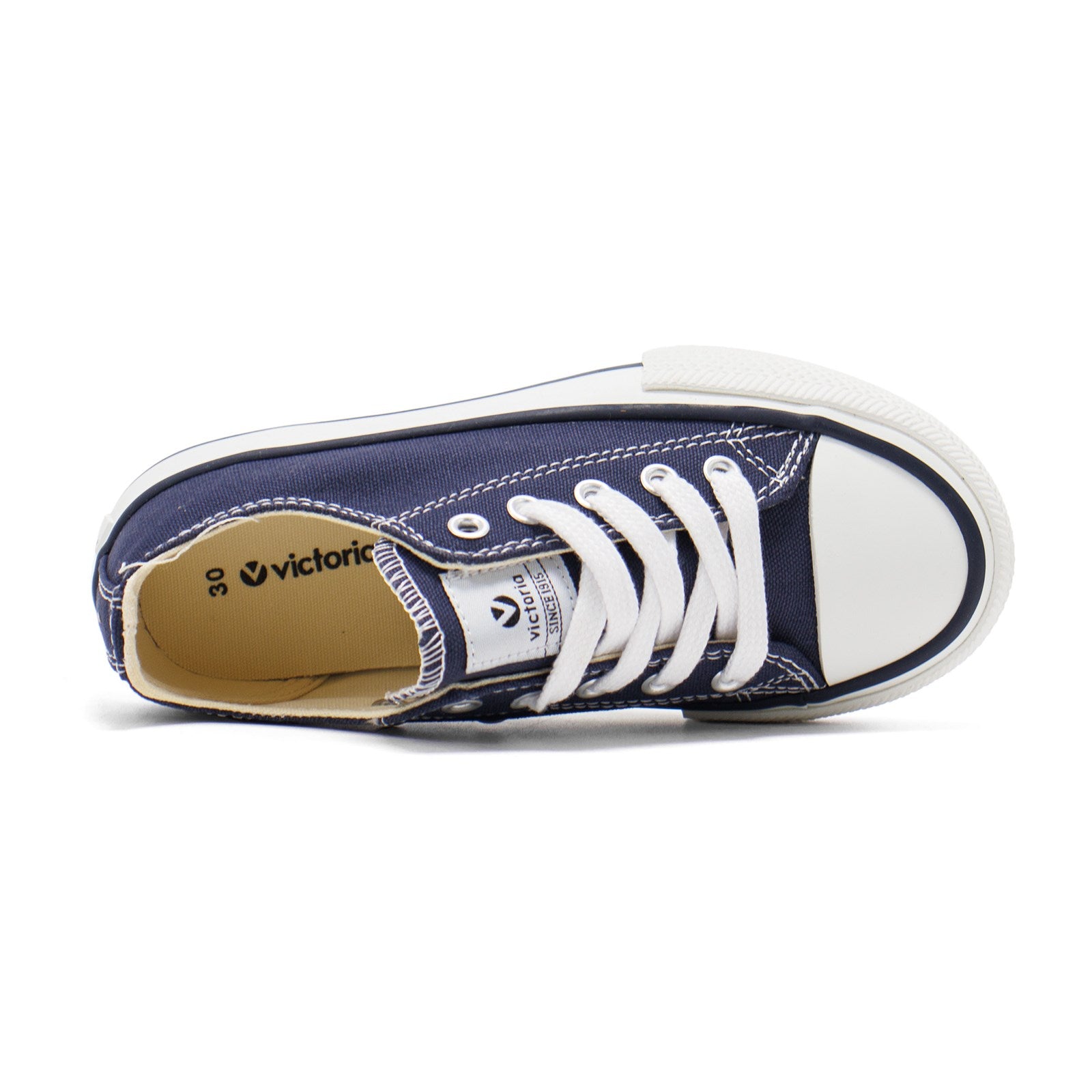 Victoria Boy Tribu Canvas Low Top Lace-Up Sneakers