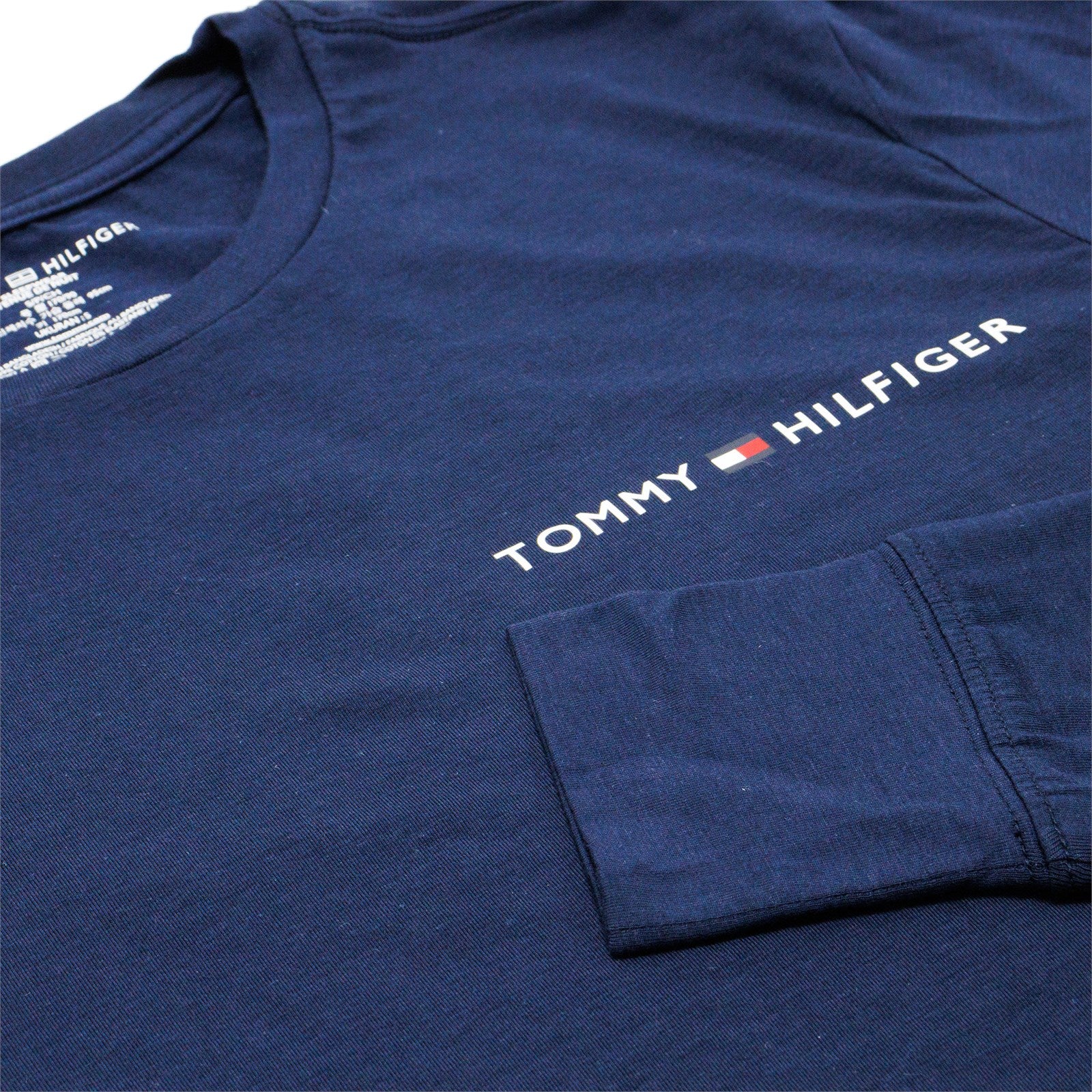 Tommy Hilfiger Men Lounge Stretch Long Sleeve Crew Neck Top