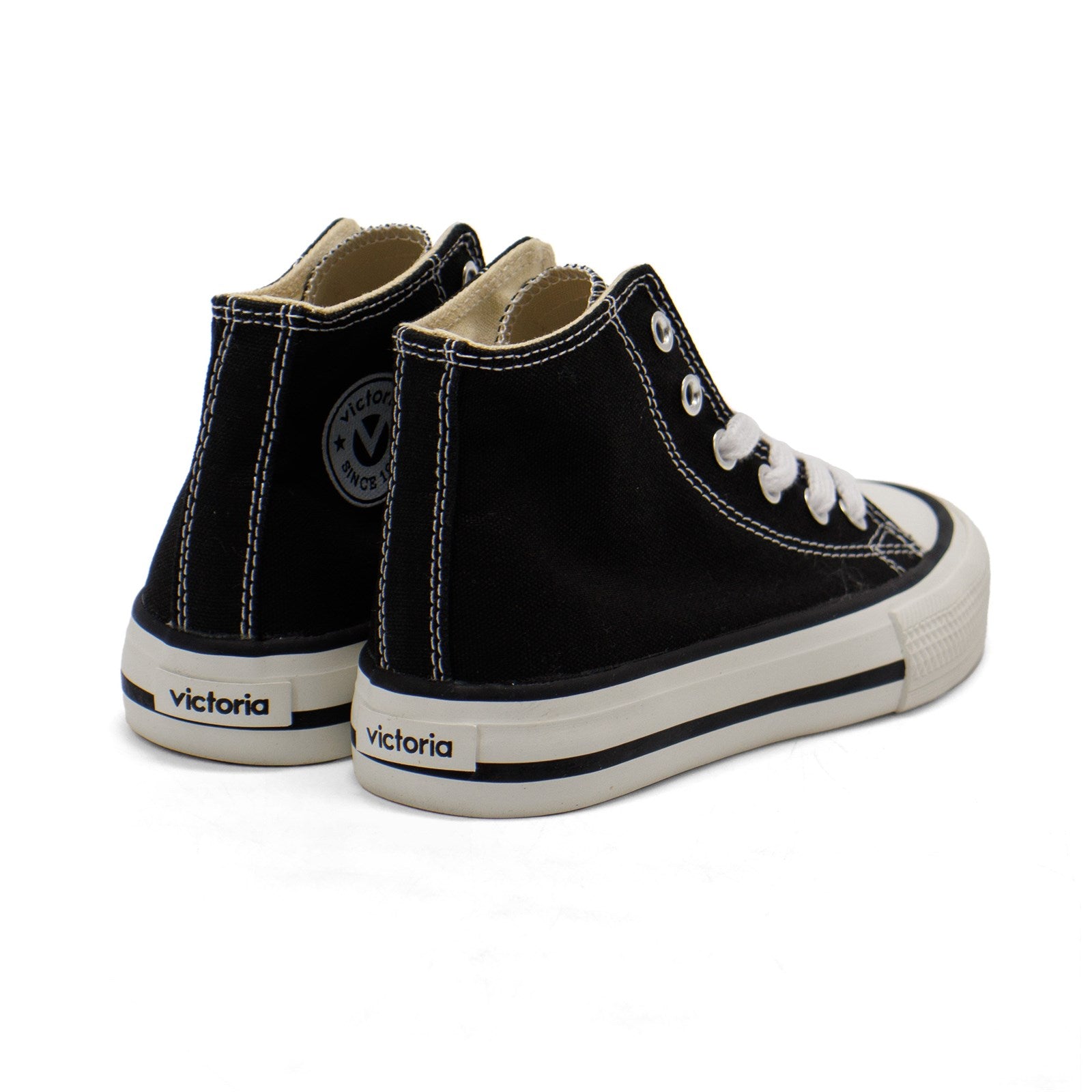 Victoria Boy High-Top Lace-Up Sneakers