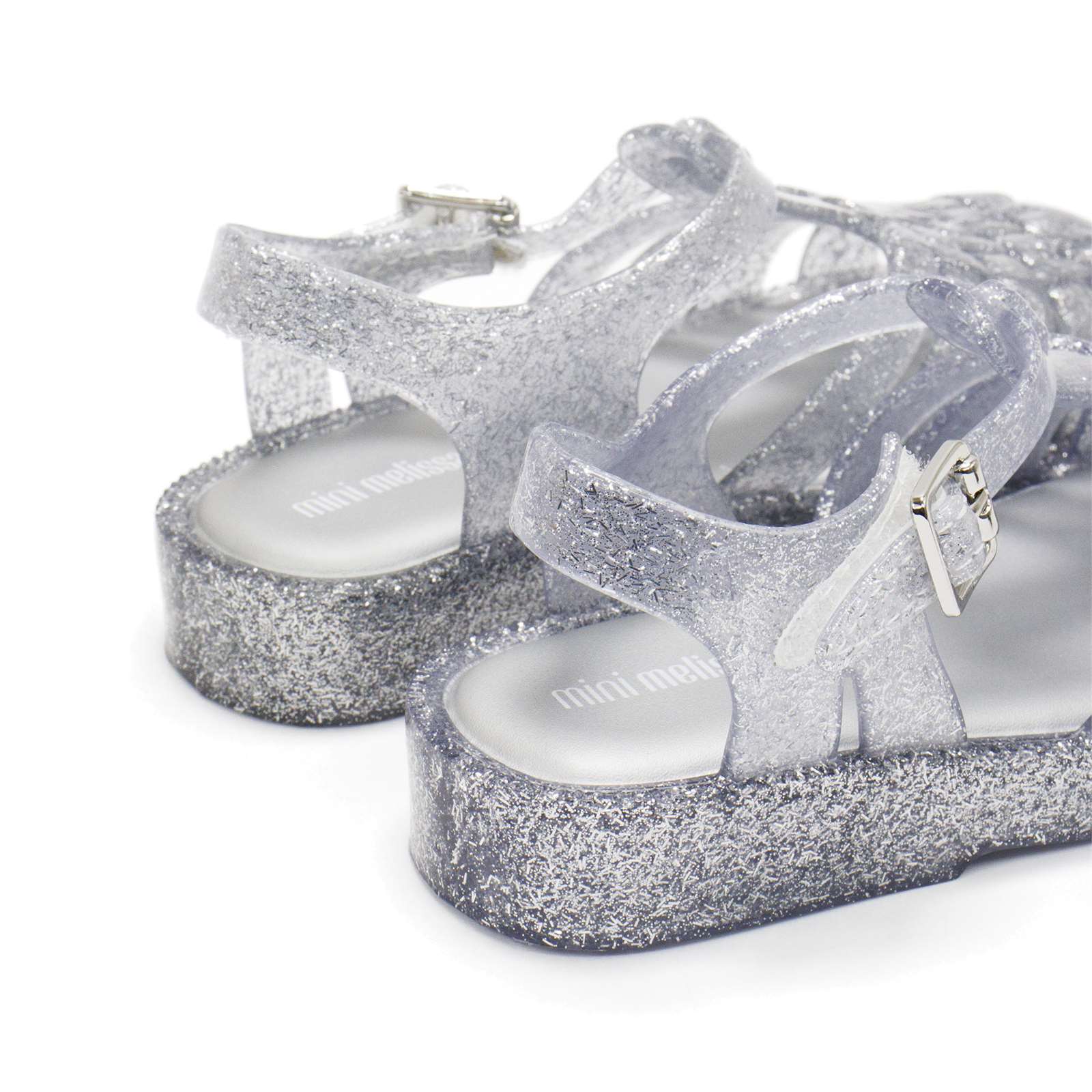 Mini Melissa Toddler Possession Glitter Jelly Sandals