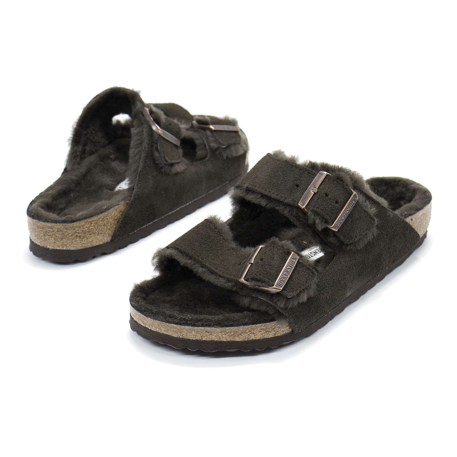 Birkenstock Men Arizona Shearling Sandals