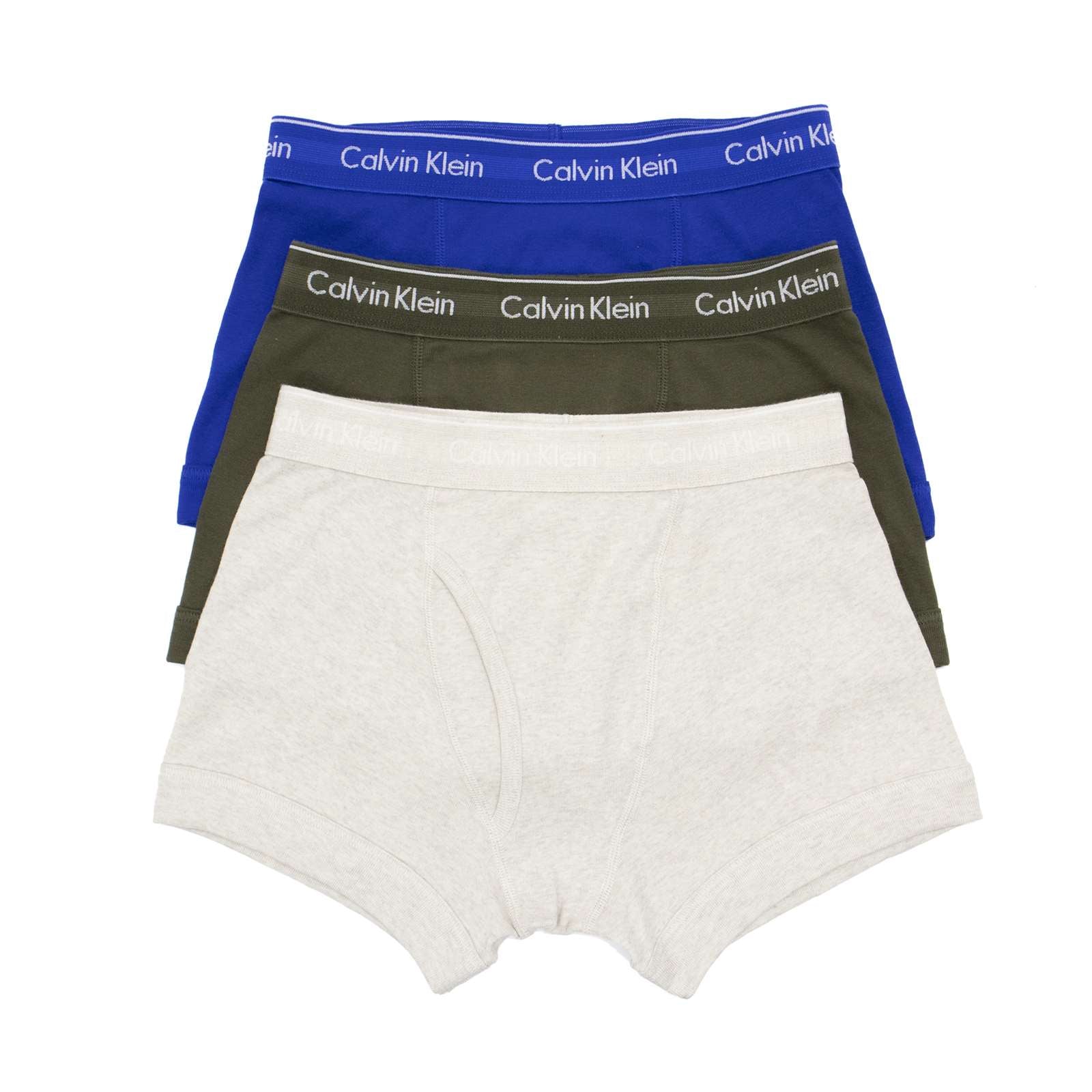 Calvin Klein Men Cotton Classic Fit 3-Pack Trunk