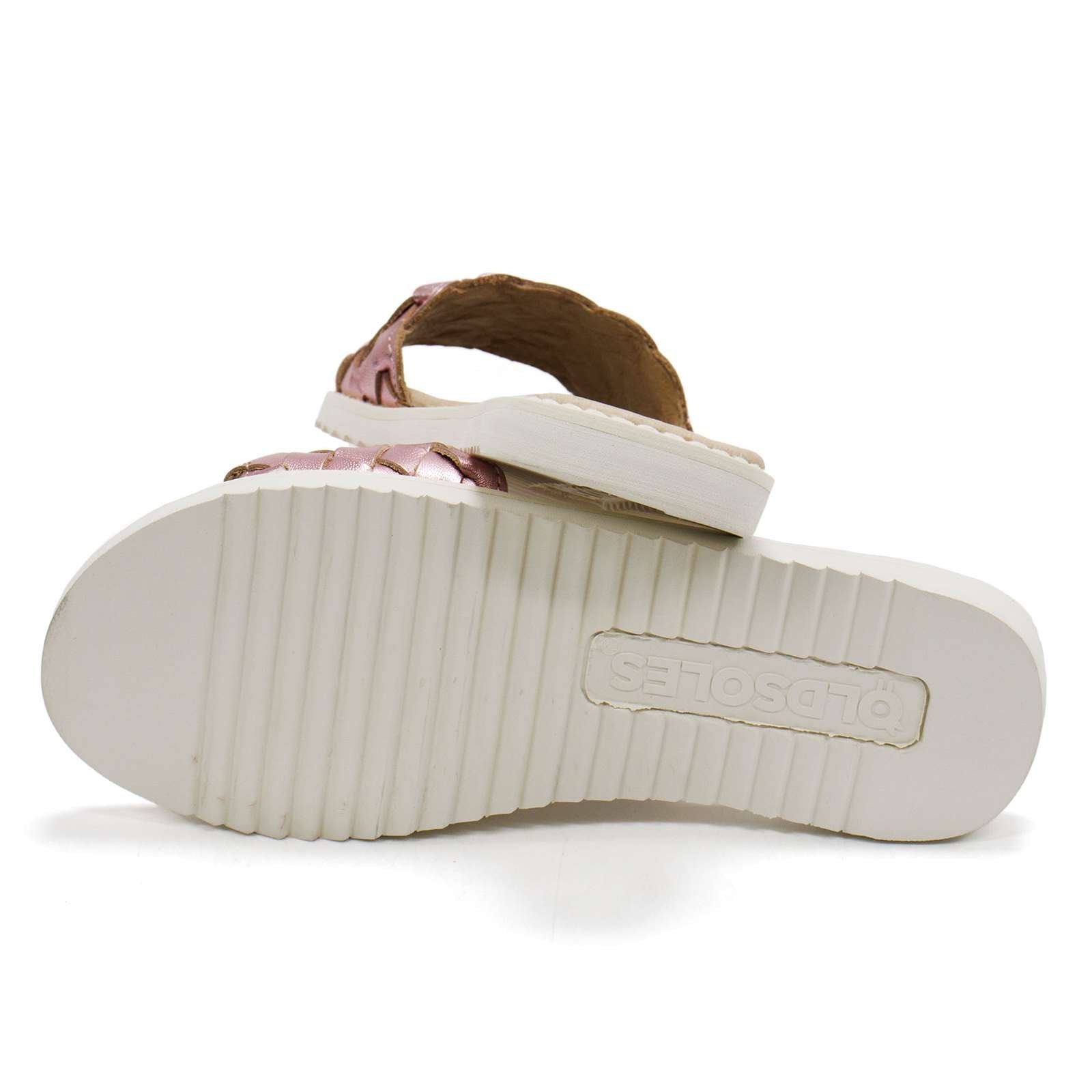 Old Soles Girl Puff Leather Slides