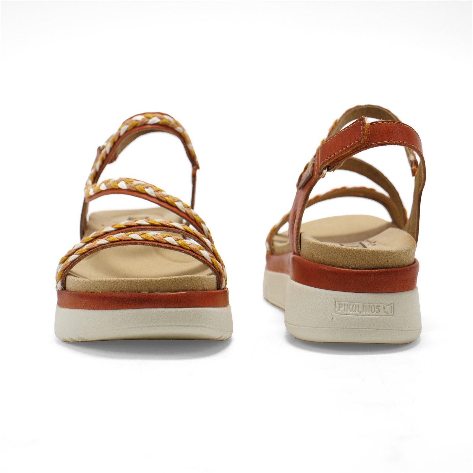 Pikolinos Women Palma W4n Leather Wedge Sandals