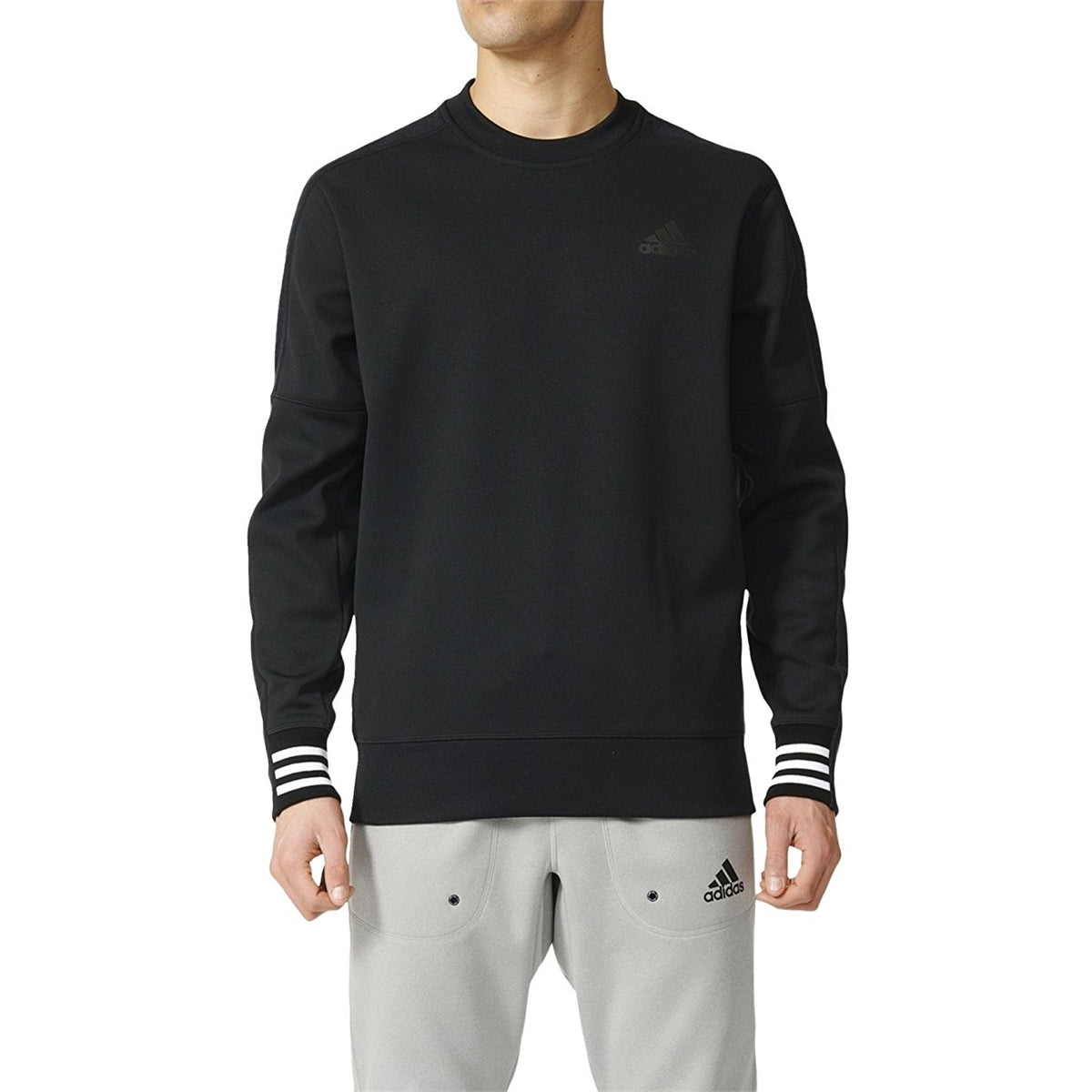 Adidas Men Sport Id Crew Fleece Pullover