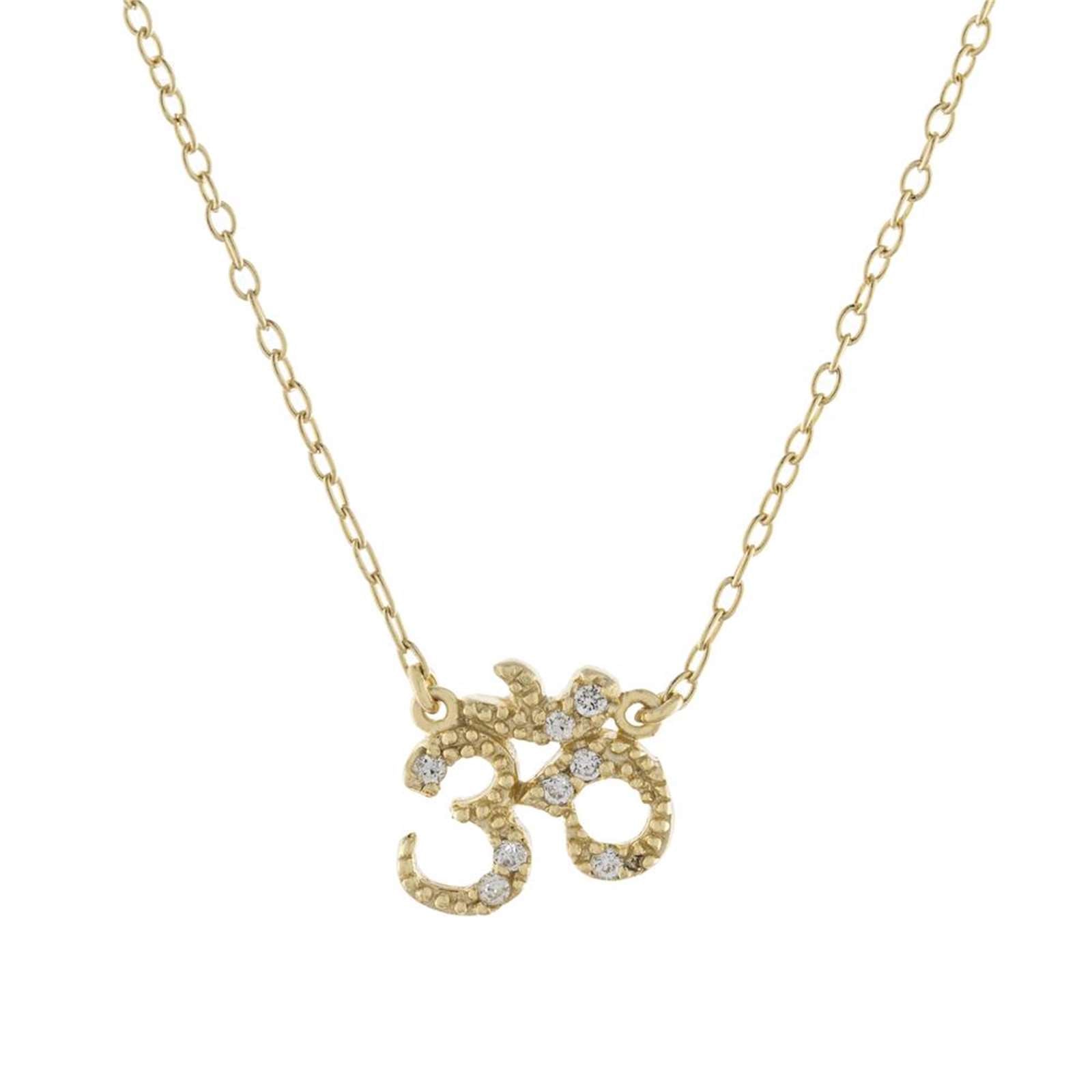 Athra Women Om Necklace With Extension